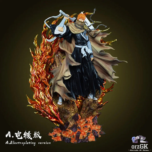 CHENG Studio - BLEACH Soul Society arc Ichigo Kurosaki resin statue Navy Toys anime figure