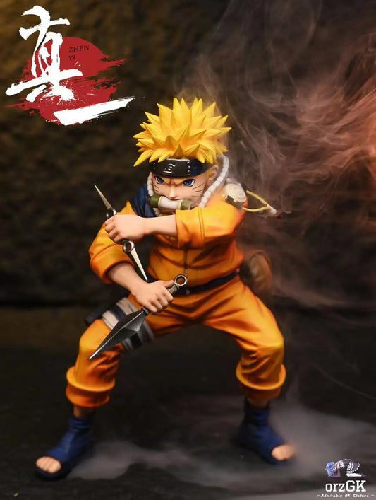 ZHEN YI Studio - Naruto Childhood Series 1 Uzumaki Naruto resin statue Navy Toys anime figure