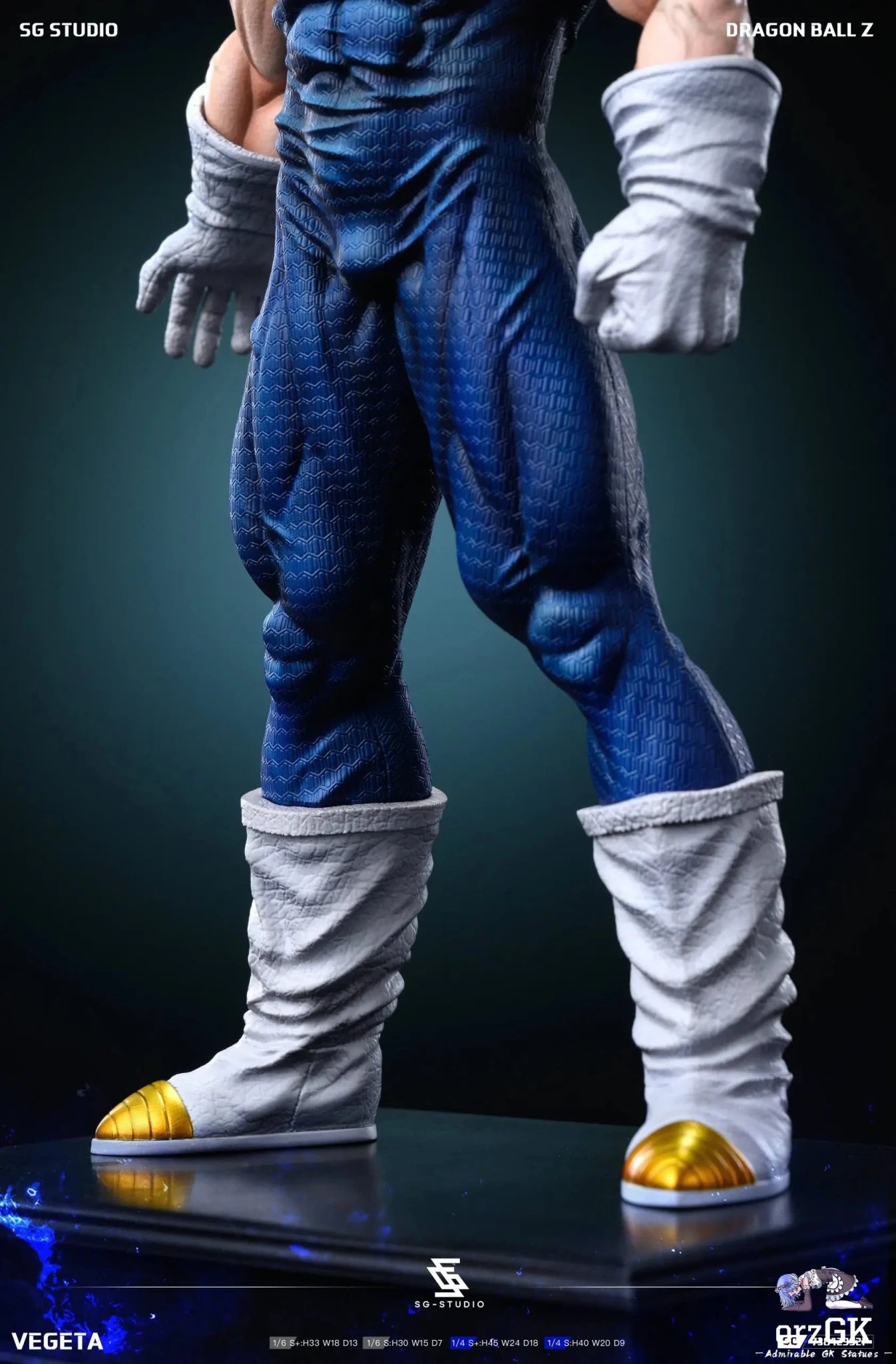 Sg Studio - Dragon Ball Majin Vegeta resin statue Navy Toys anime figure