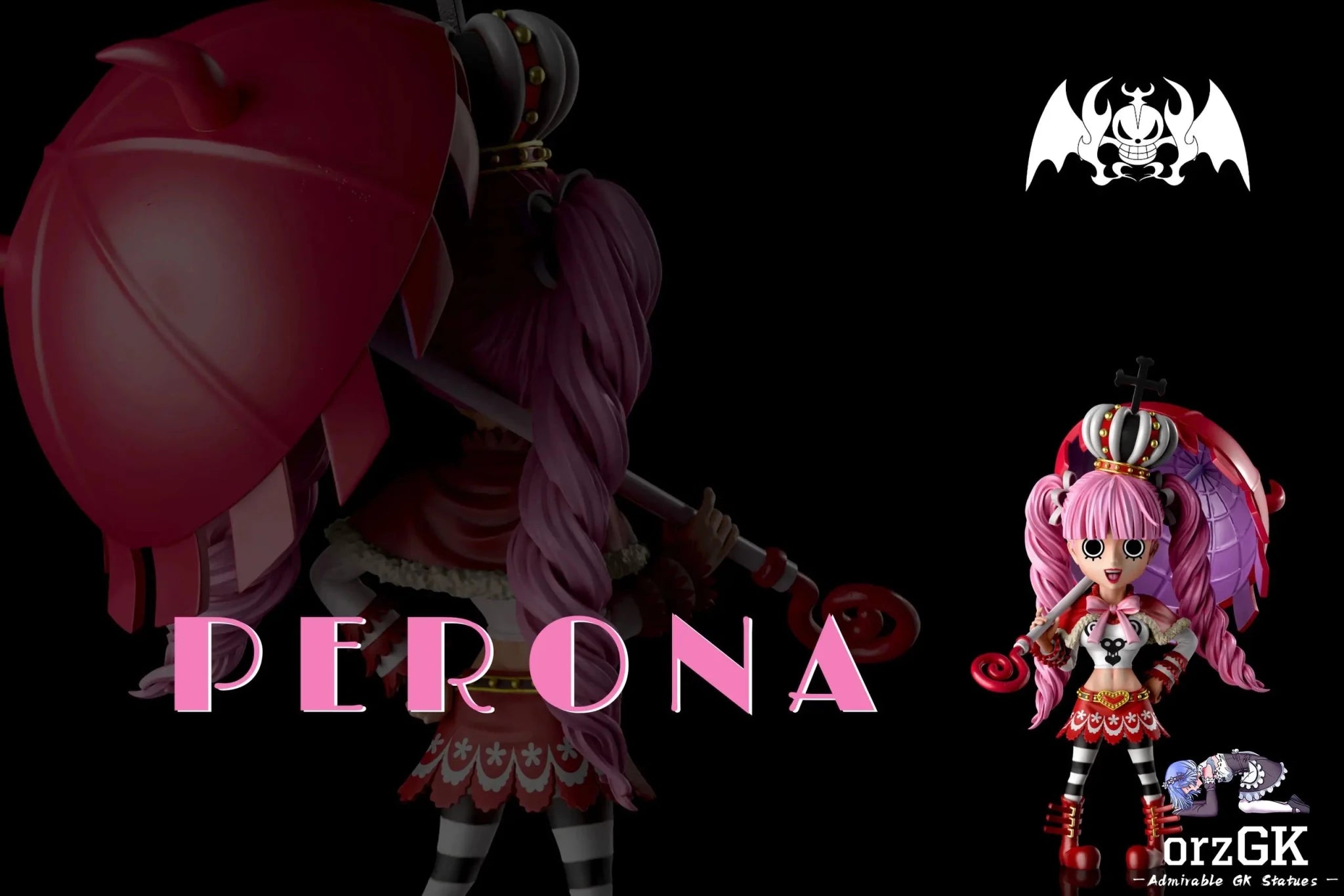 A+ Studio - One Piece Thriller Bark Saga 01 Ghost Perona resin statue Navy Toys anime figure