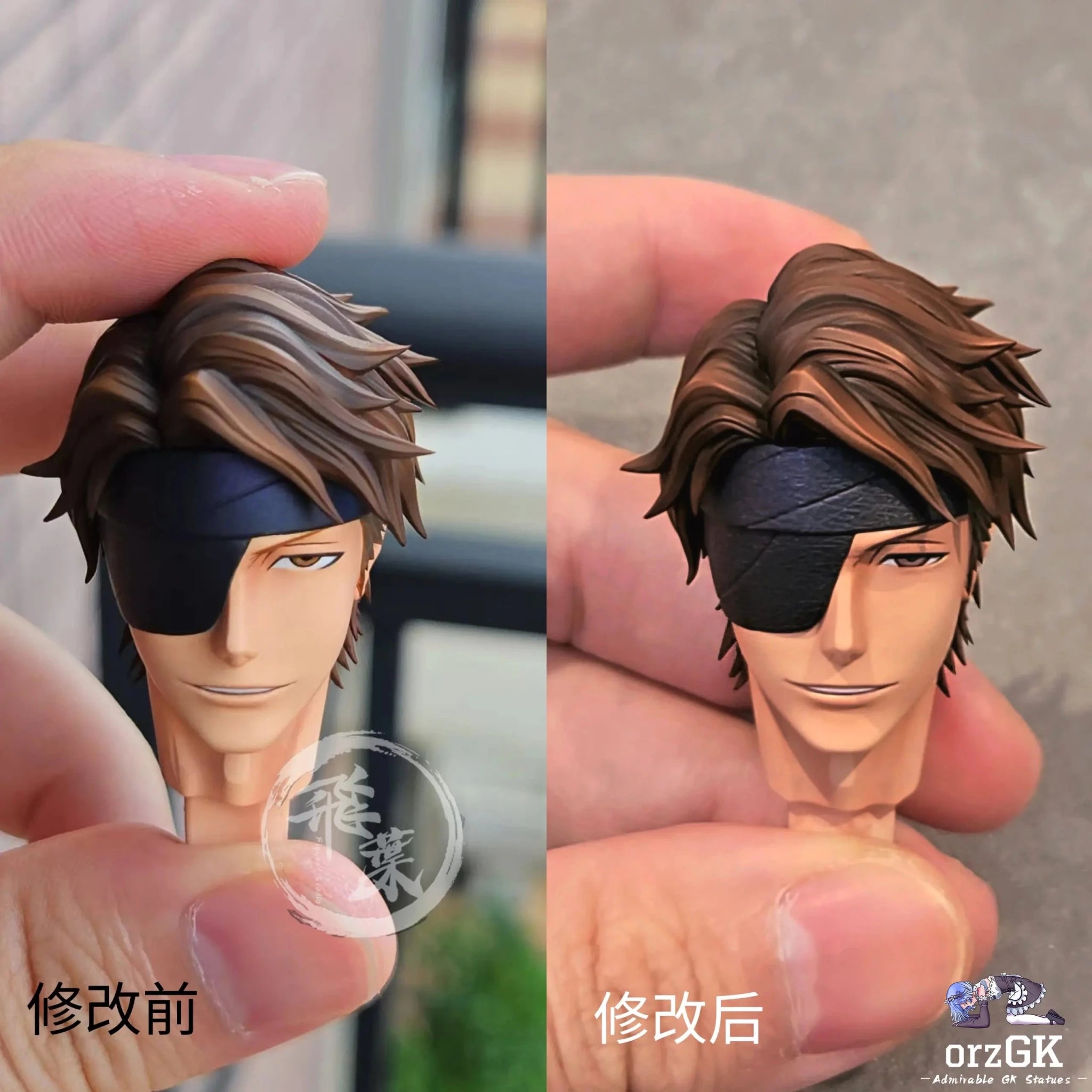 FlyLeaf Studio - BLEACH Five Dragons Sosuke Aizen resin statue Navy Toys anime figure