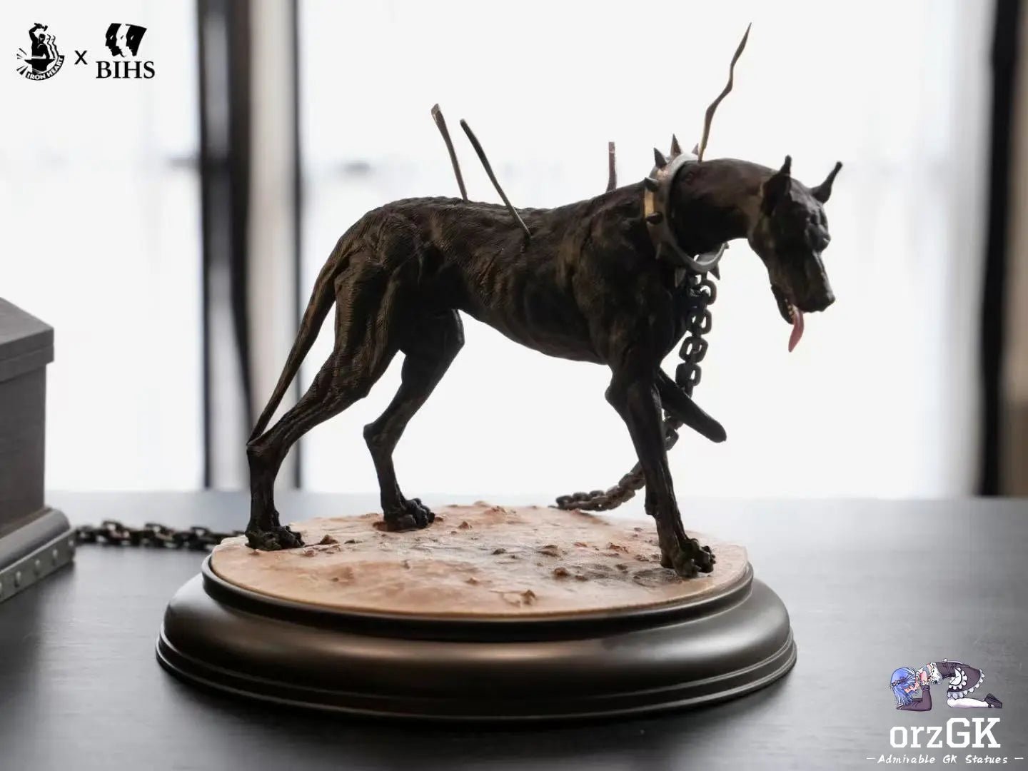 Black dog pulling coffin of Casca - Berserk - BIHS Studio resin statue Navy Toys anime figure