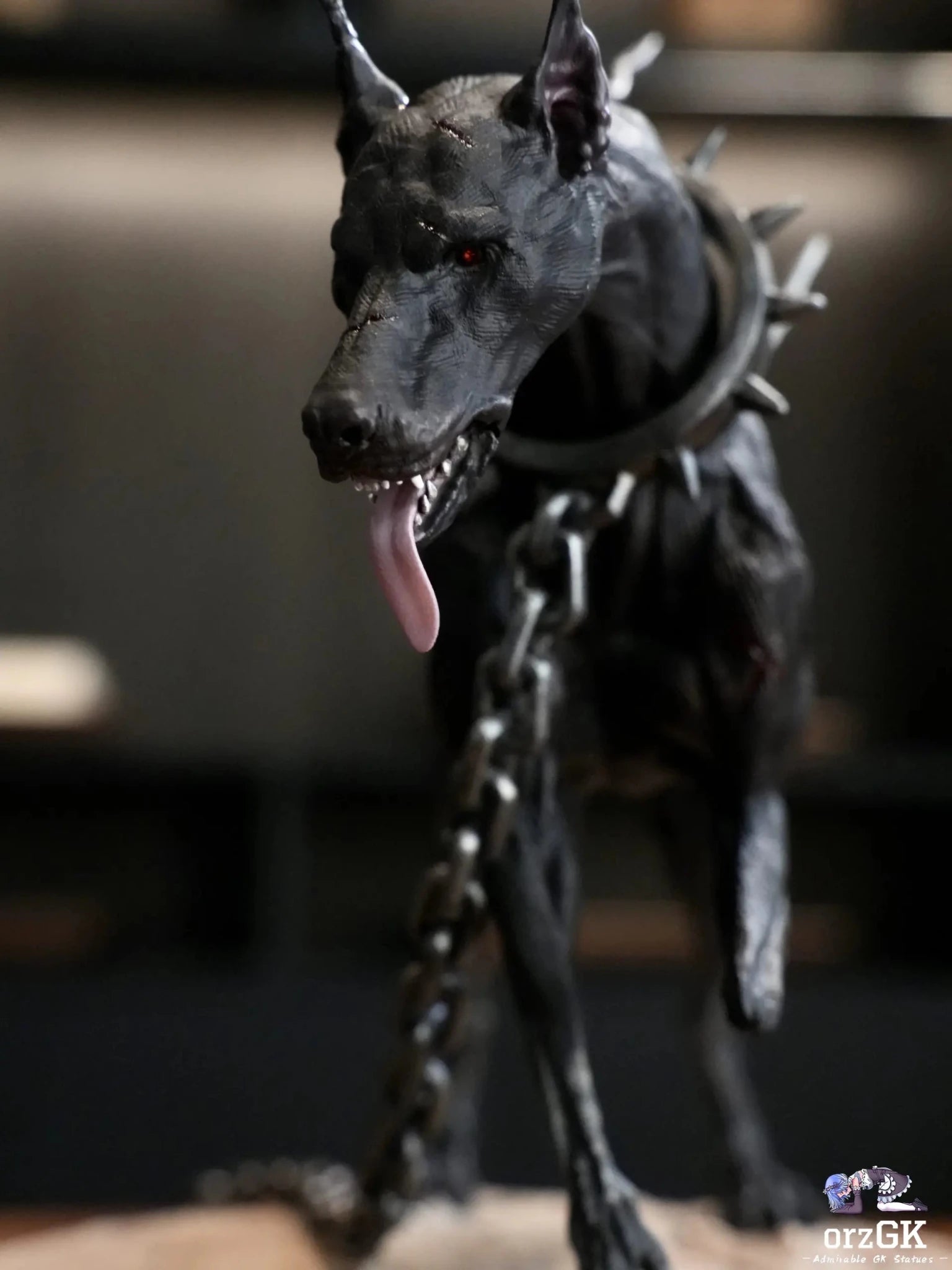 Black dog pulling coffin of Casca - Berserk - BIHS Studio resin statue Navy Toys anime figure