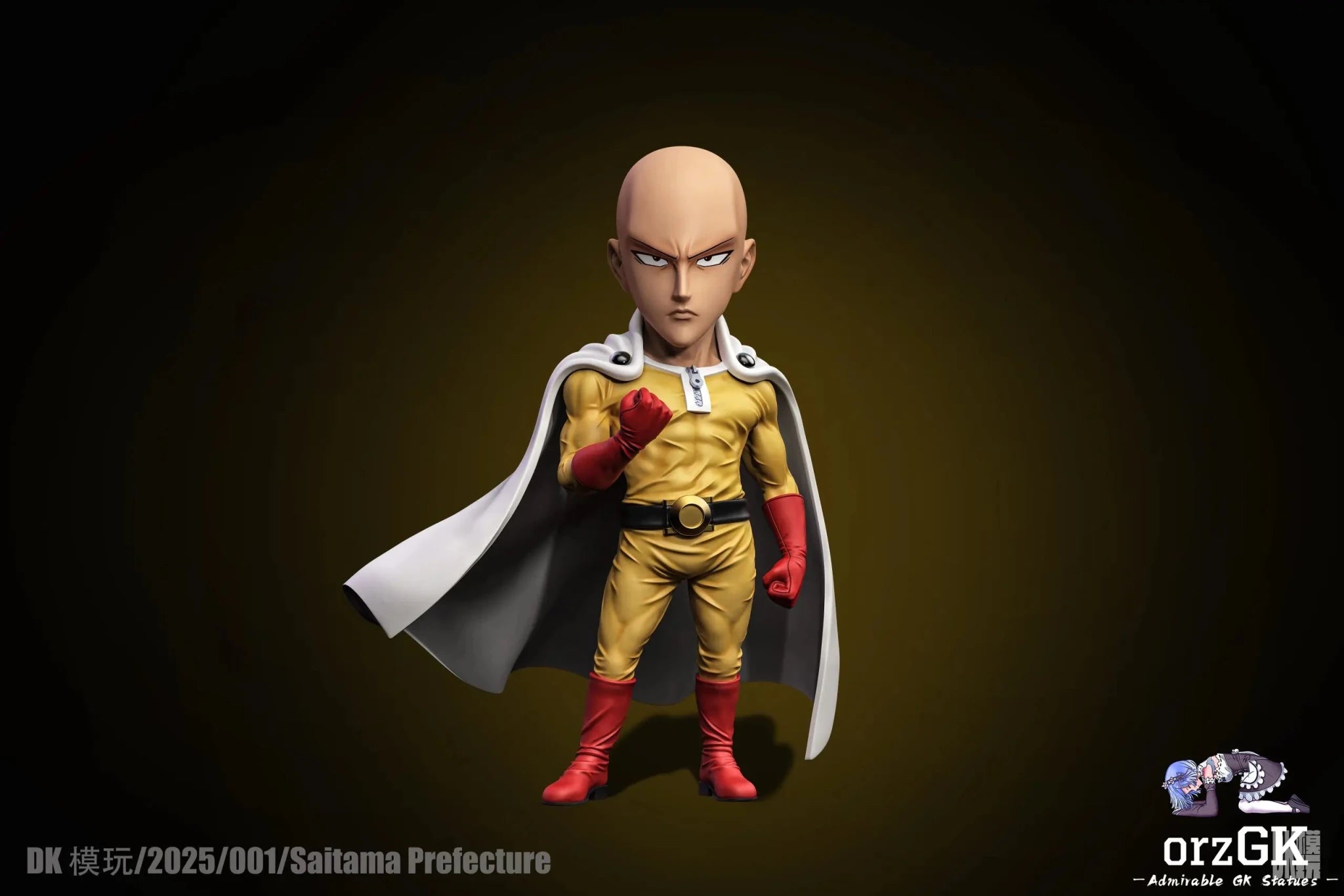 DK Studio & TOY Studio - One Punch Man Anime Protagonist Series 01 Saitama resin statue Navy Toys anime figure