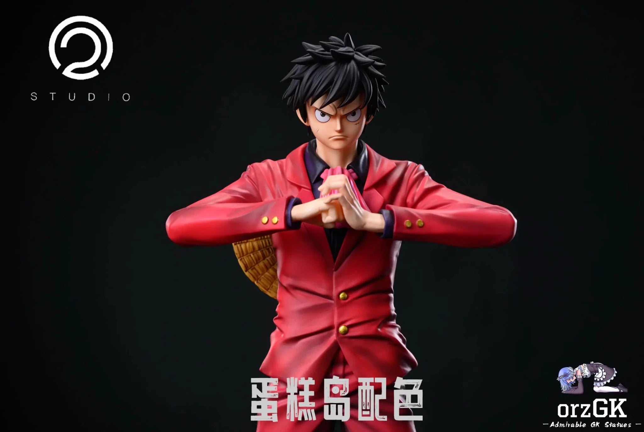 C2 Studio - One Piece POP Luffy series clothing resin statue Navy Toys anime figure