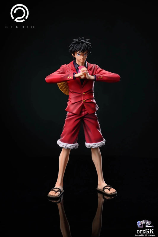 C2 Studio - One Piece POP Luffy series clothing resin statue Navy Toys anime figure