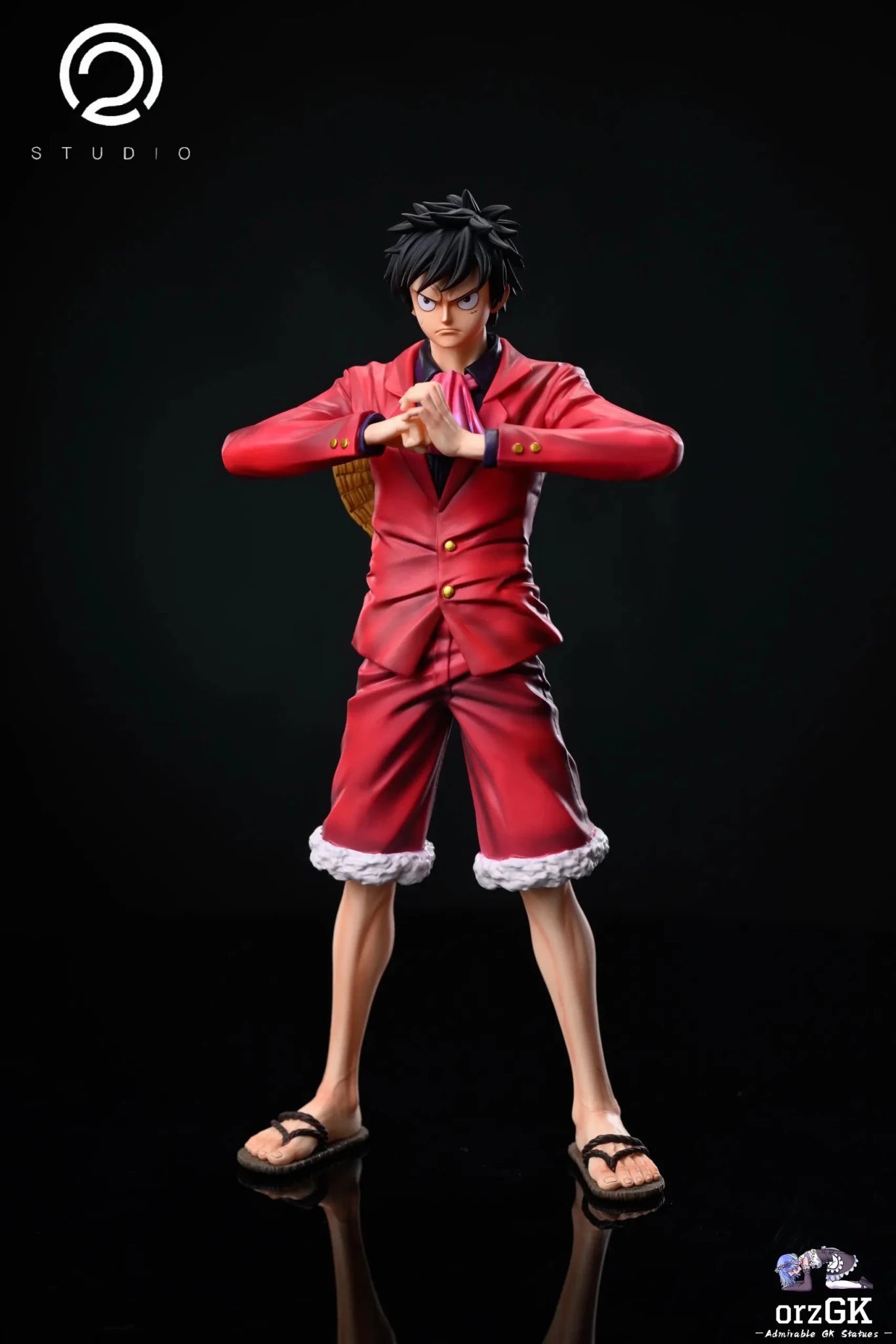 C2 Studio - One Piece POP Luffy series clothing resin statue Navy Toys anime figure