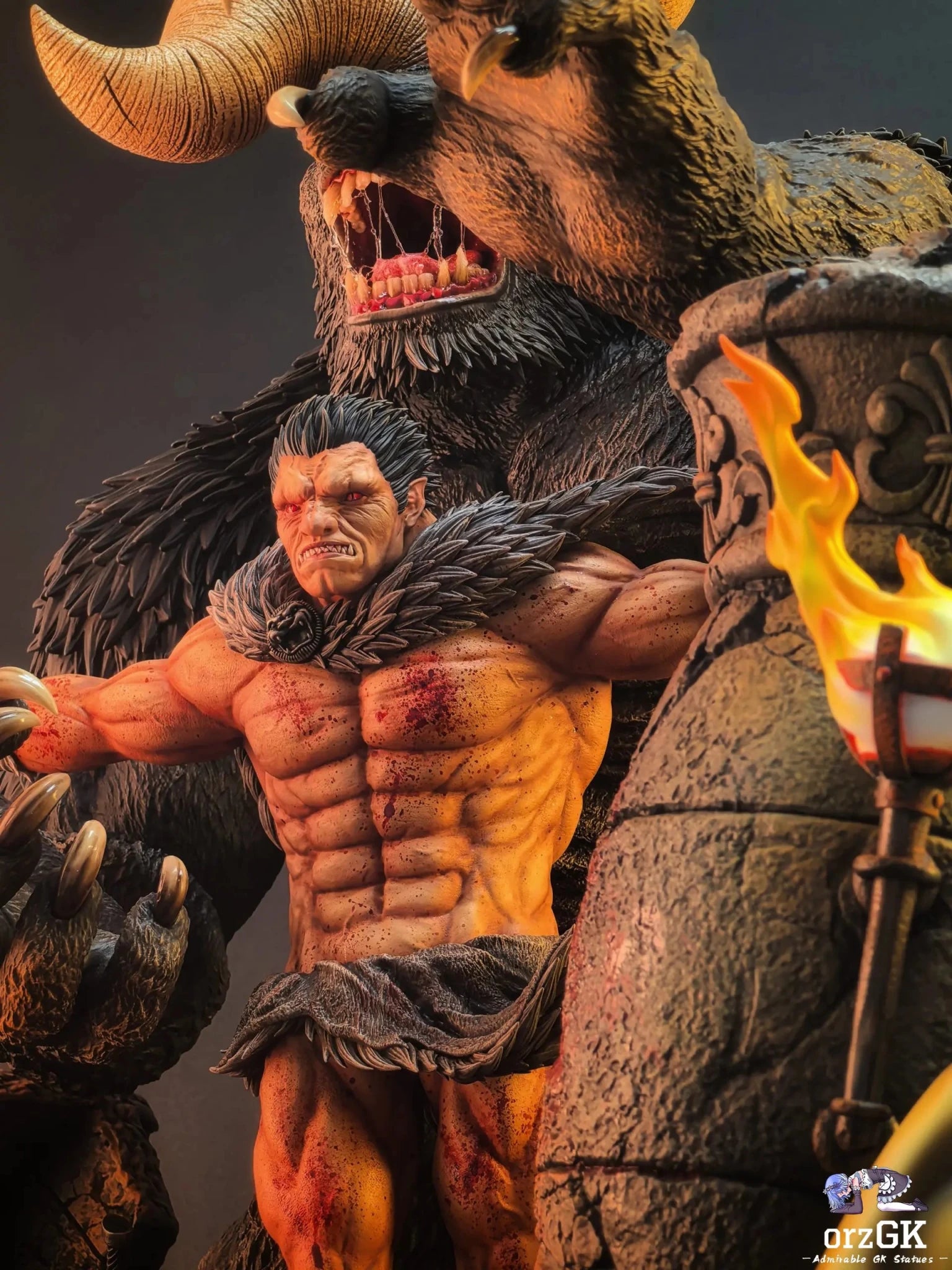 Zodd the Immortal - BERSERK - IRON ELEVEN Studio & FIGURE CLASS Studio resin statue Navy Toys anime figure