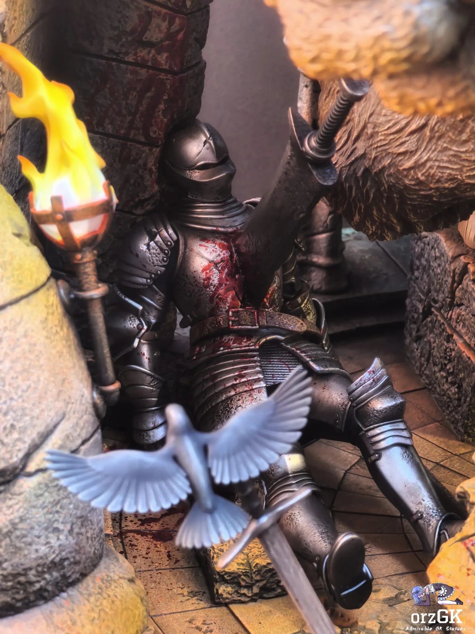 Zodd the Immortal - BERSERK - IRON ELEVEN Studio & FIGURE CLASS Studio resin statue Navy Toys anime figure