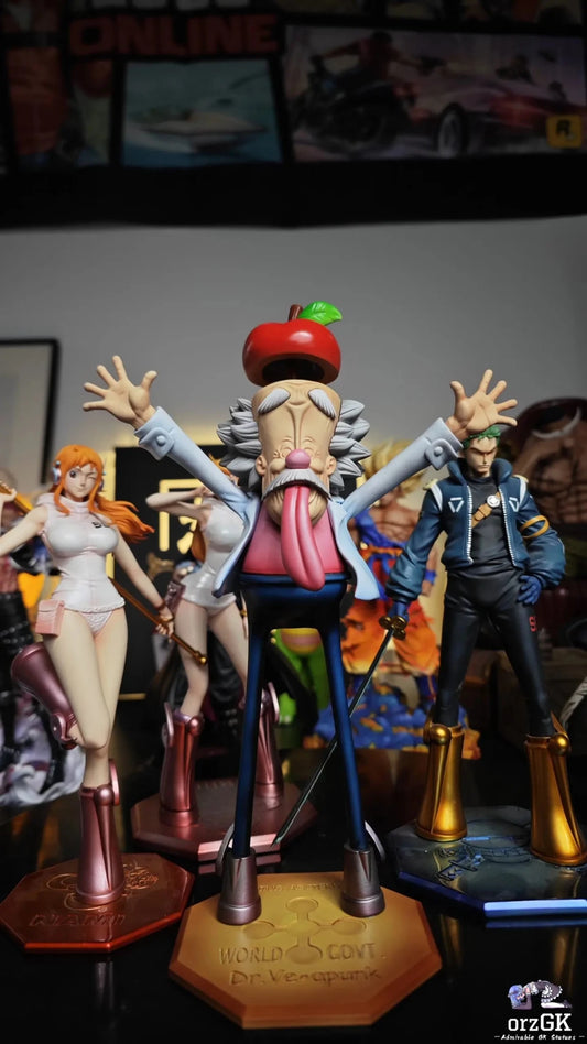 Long Hu Studio - One Piece DR.Vegapunk resin statue Navy Toys anime figure
