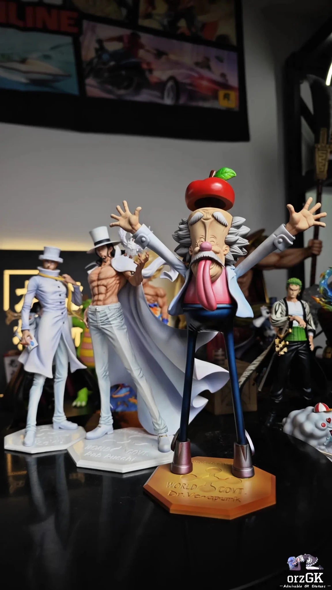 Long Hu Studio - One Piece DR.Vegapunk resin statue Navy Toys anime figure