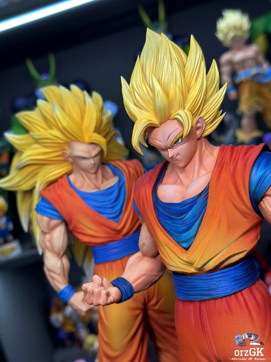 XG Studio - Dragon Ball Z Super Saiya 2 Goku resin statue Navy Toys anime figure