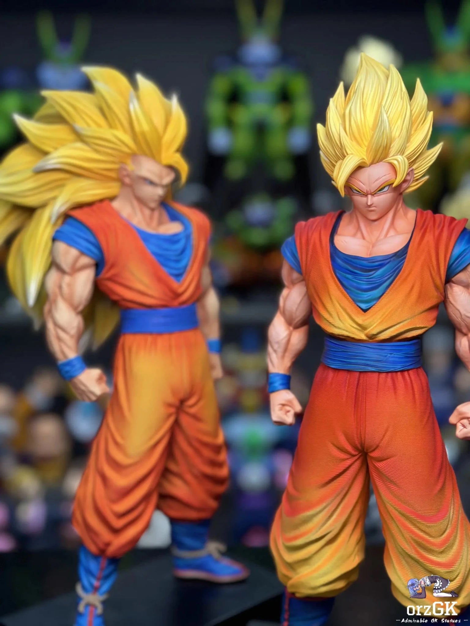 XG Studio - Dragon Ball Z Super Saiya 2 Goku resin statue Navy Toys anime figure