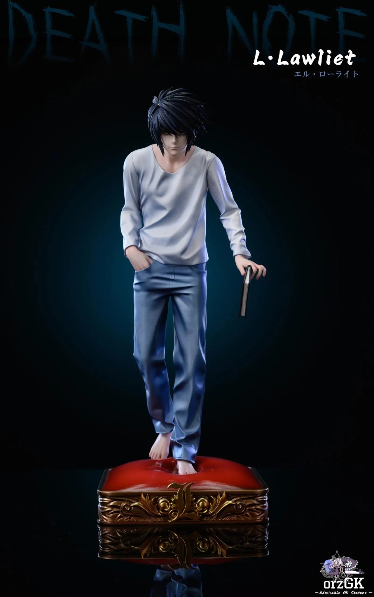 LaoA Studio - Death Note Standing L·Lawliet resin statue Navy Toys anime figure