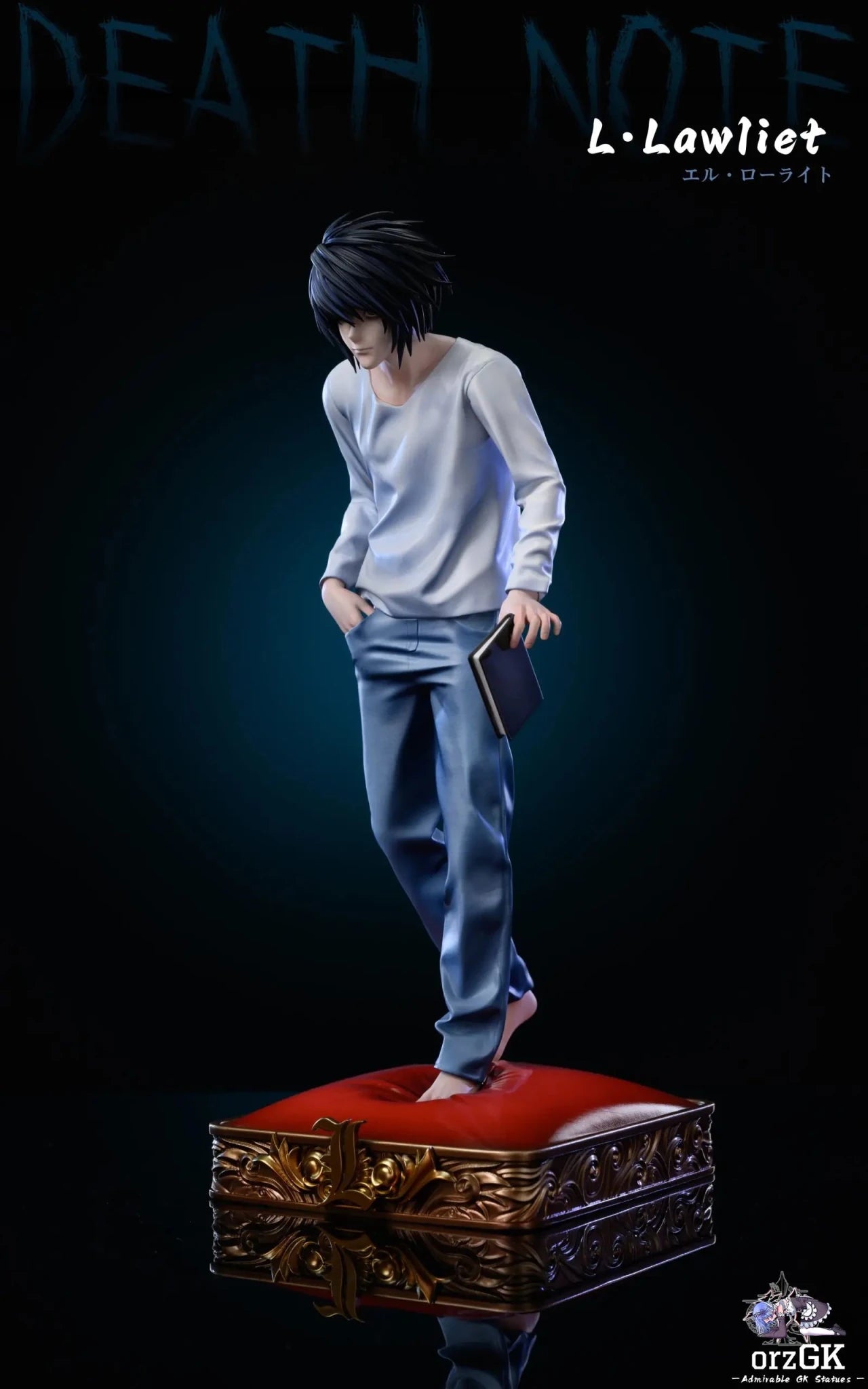 LaoA Studio - Death Note Standing L·Lawliet resin statue Navy Toys anime figure