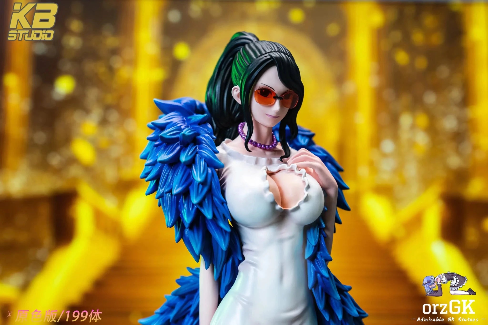 KB Studio - One Piece Golden City Straw Hat Pirates Resonance Series First Robin resin statue Navy Toys anime figure