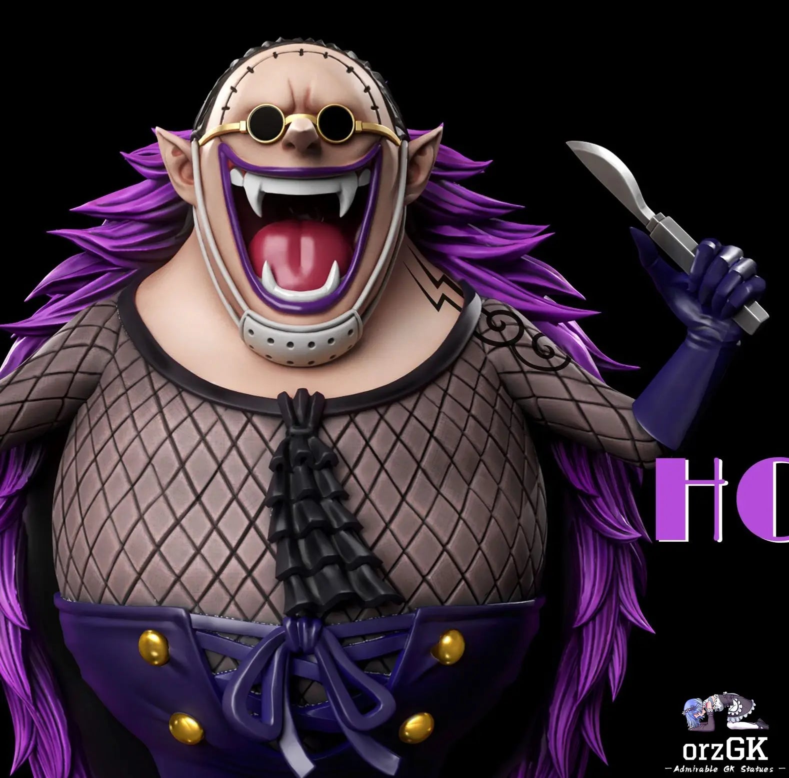A+ Studio - One Piece Horror Bark Resonance 4th Hogback resin statue Navy Toys anime figure