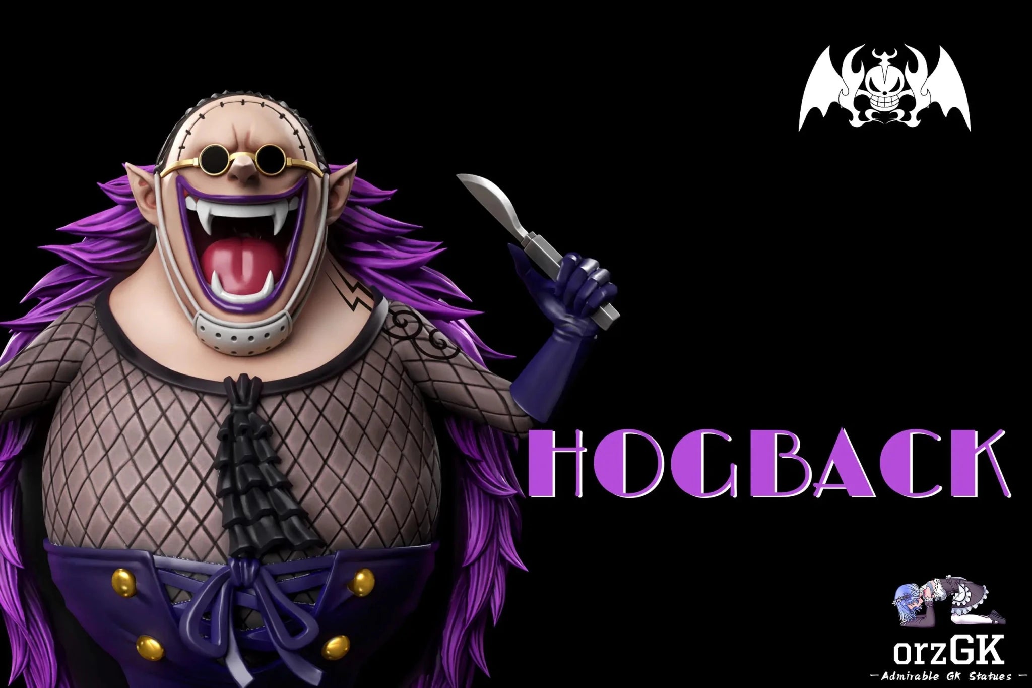 A+ Studio - One Piece Horror Bark Resonance 4th Hogback resin statue Navy Toys anime figure