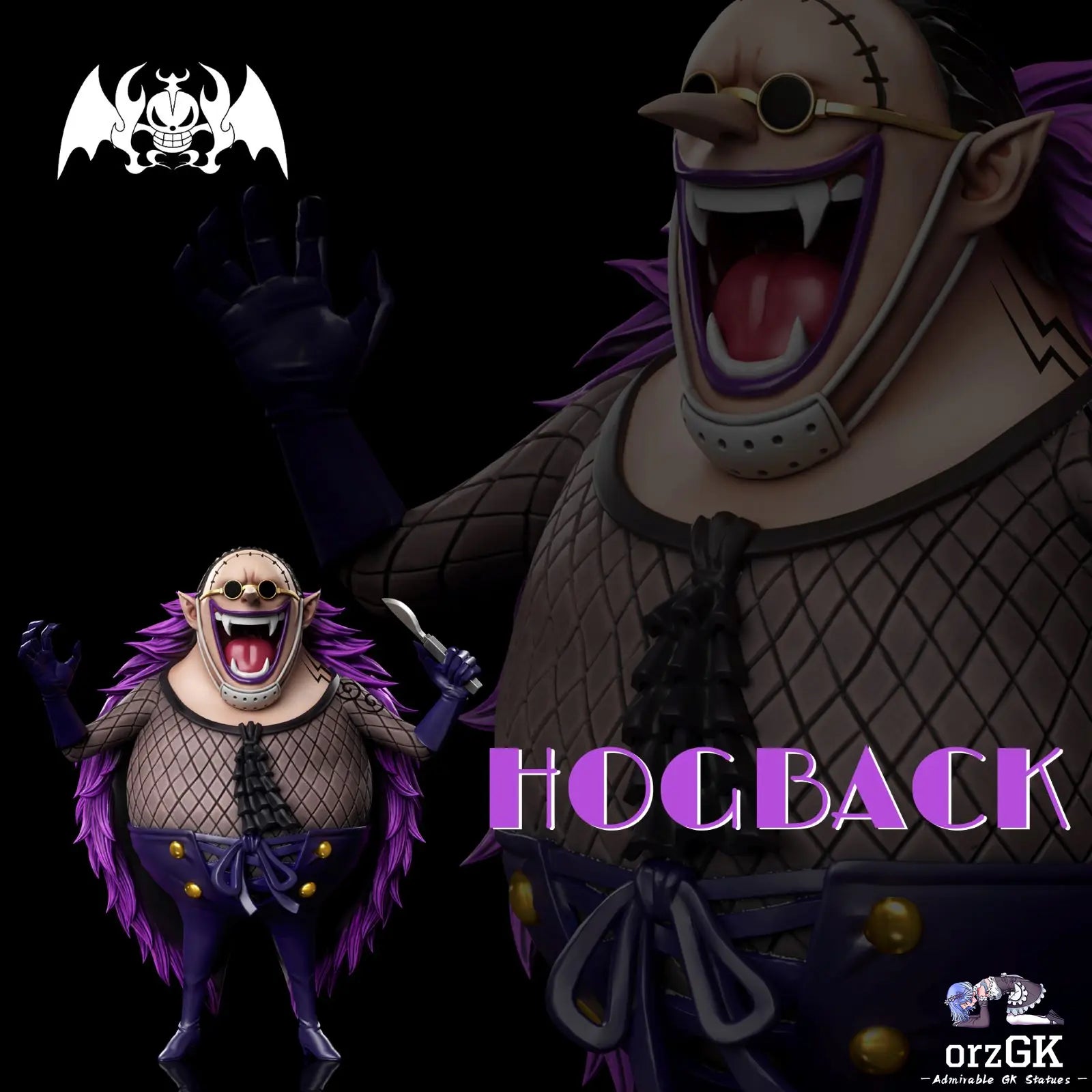 A+ Studio - One Piece Horror Bark Resonance 4th Hogback resin statue Navy Toys anime figure