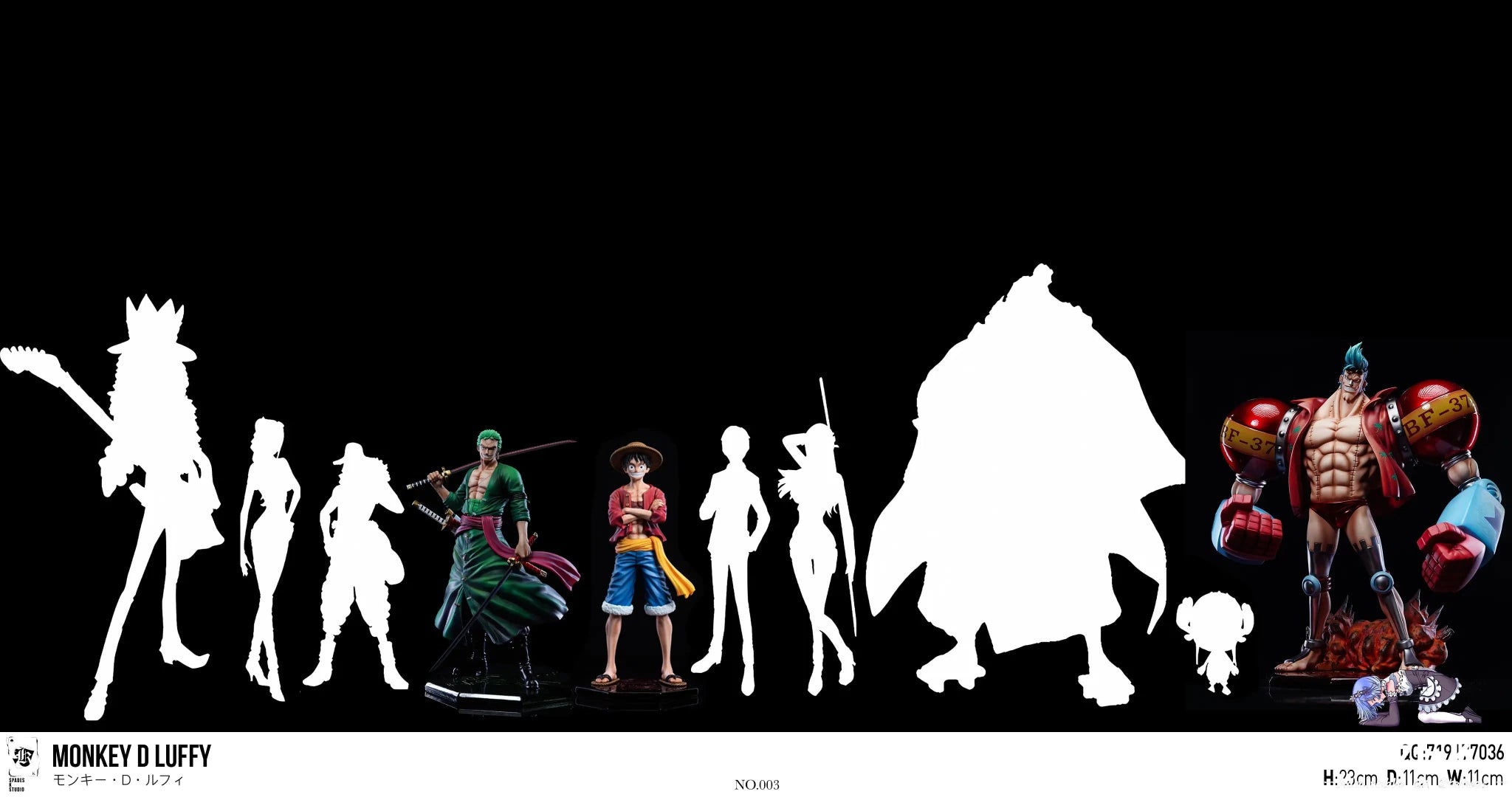 SPADES K Studio - One Piece Straw Hat Resonance Series Third Round All Costumes Project First Round Monkey D. Luffy resin statue Navy Toys anime figure