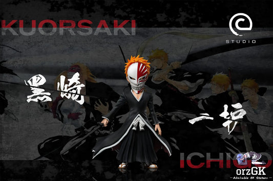 C Studio - BLEACH Protagonist Group Hollowfication Ichigo resin statue Navy Toys anime figure