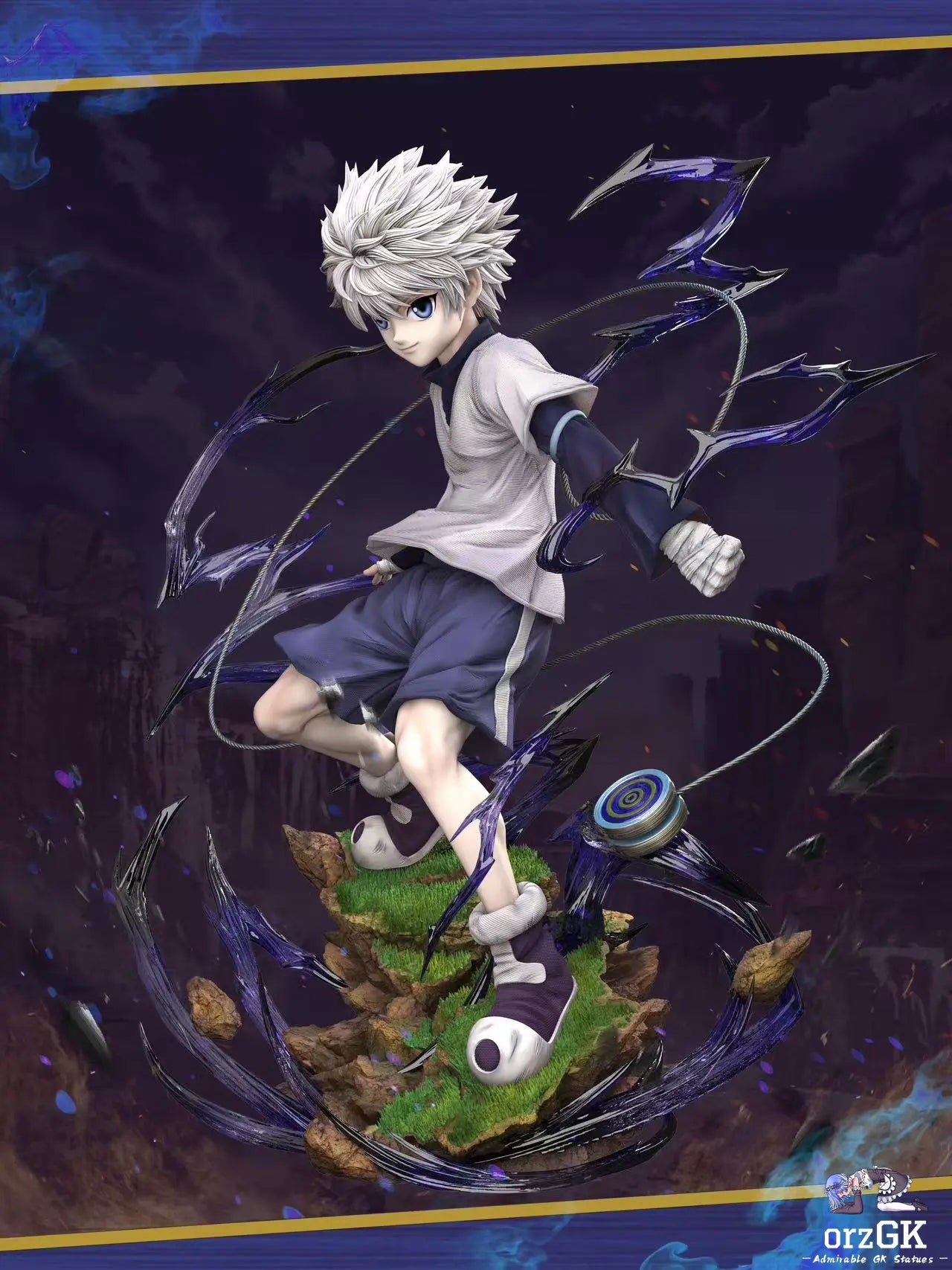 Hunter Fan Studio - Hunter x Hunter Killua Zoldyck 2.0 resin statue Navy Toys anime figure