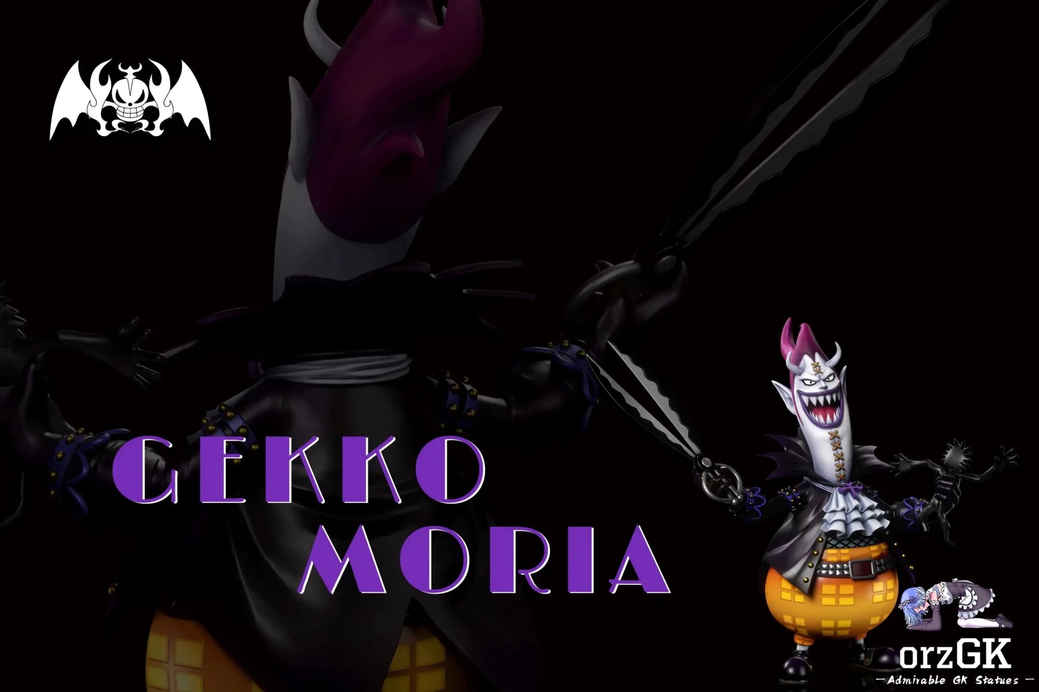 A+ Studio - One Piece Horror Bark Resonance 5rd Gekko Moriah & Shadow Mage resin statue Navy Toys anime figure