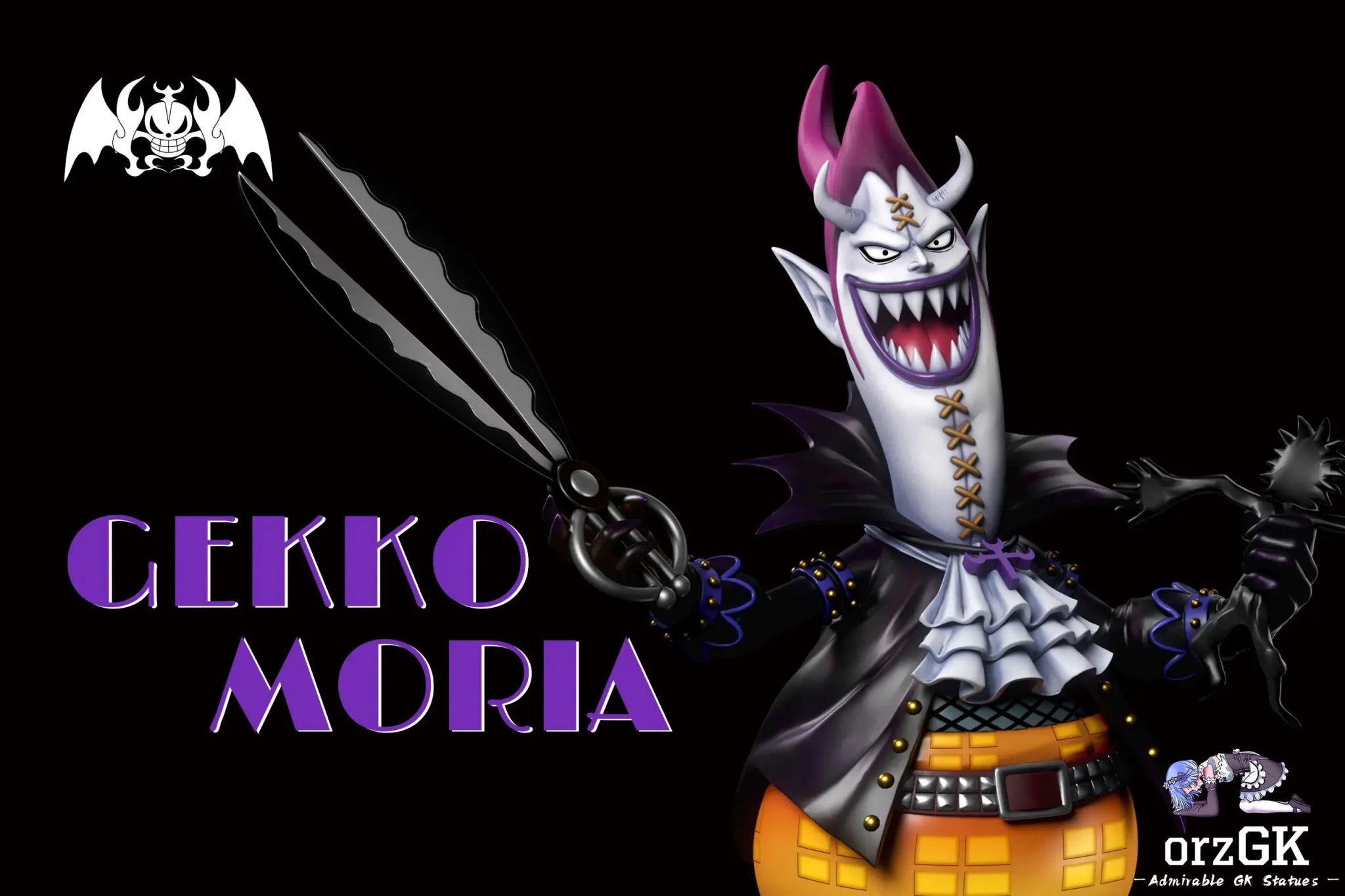 A+ Studio - One Piece Horror Bark Resonance 5rd Gekko Moriah & Shadow Mage resin statue Navy Toys anime figure