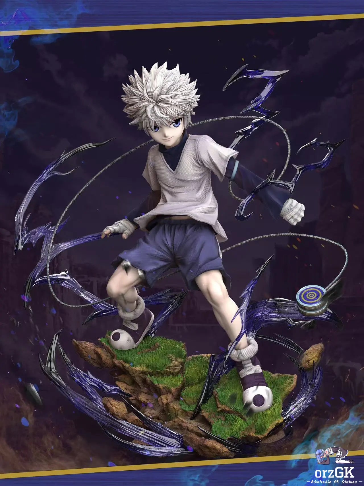 Hunter Fan Studio - Hunter x Hunter Killua Zoldyck 2.0 resin statue Navy Toys anime figure