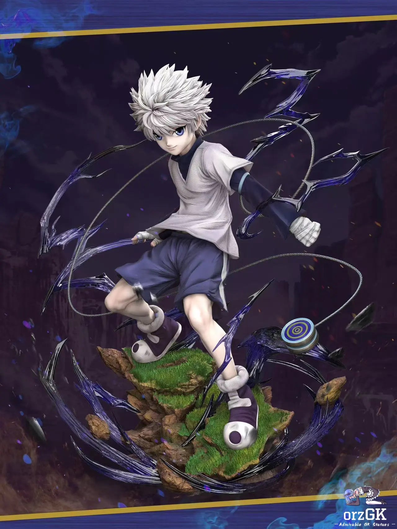 Hunter Fan Studio - Hunter x Hunter Killua Zoldyck 2.0 resin statue Navy Toys anime figure
