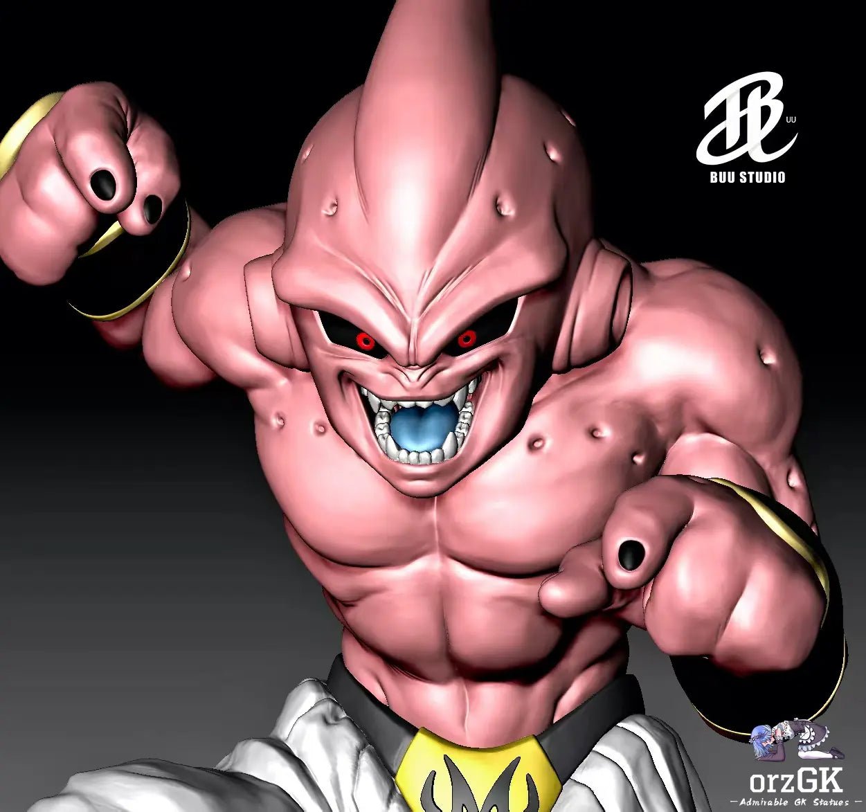 Buu Studio - Dragon Ball Kid Buu resin statue Navy Toys anime figure