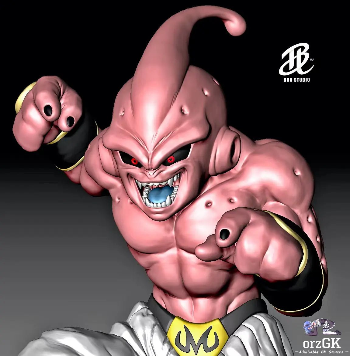 Buu Studio - Dragon Ball Kid Buu resin statue Navy Toys anime figure