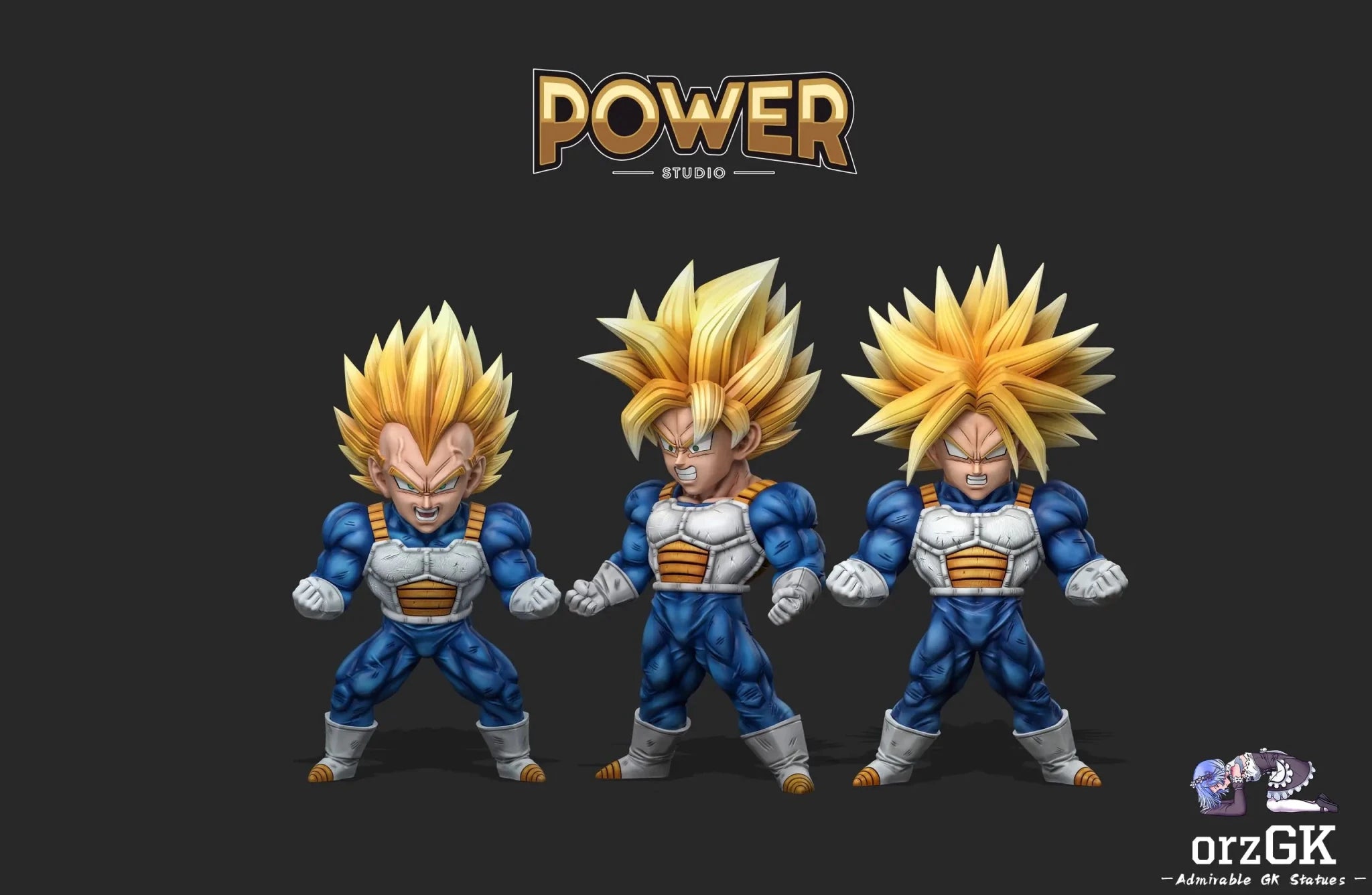 Power Studio - Dragon Ball Wcf Muscle Trunks resin statue Navy Toys anime figure