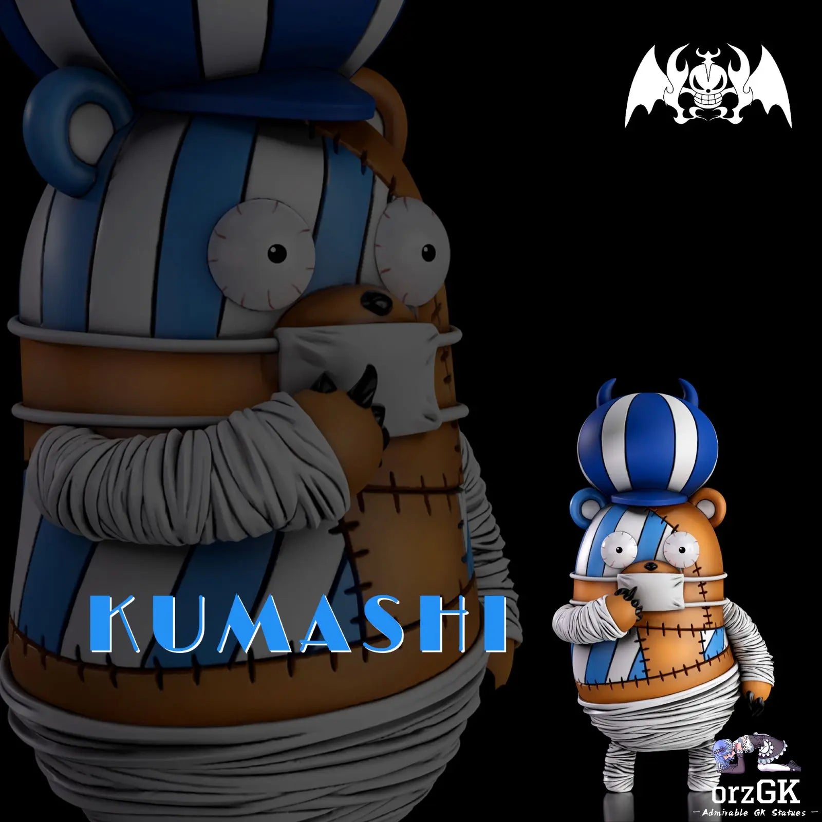 A+ Studio - One Piece Horror Bark Resonance 7th Kumashi resin statue Navy Toys anime figure