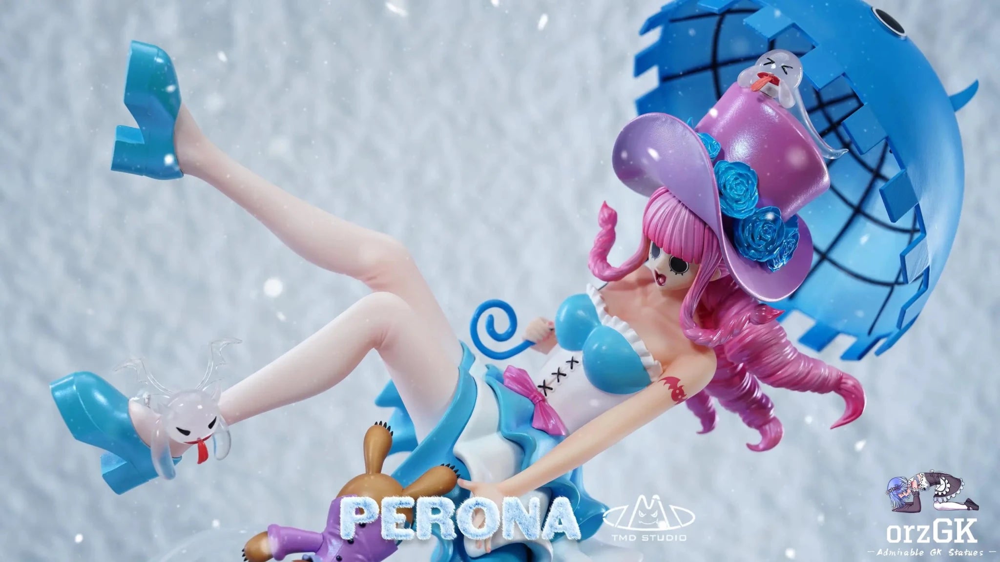 Toy's my dream Studio - One Piece ICE Perona Searching for Moria resin statue Navy Toys anime figure