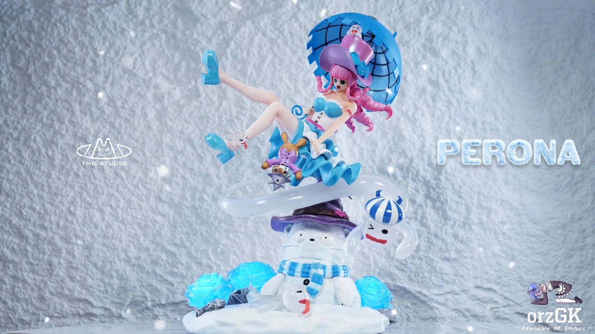 Toy's my dream Studio - One Piece ICE Perona Searching for Moria resin statue Navy Toys anime figure