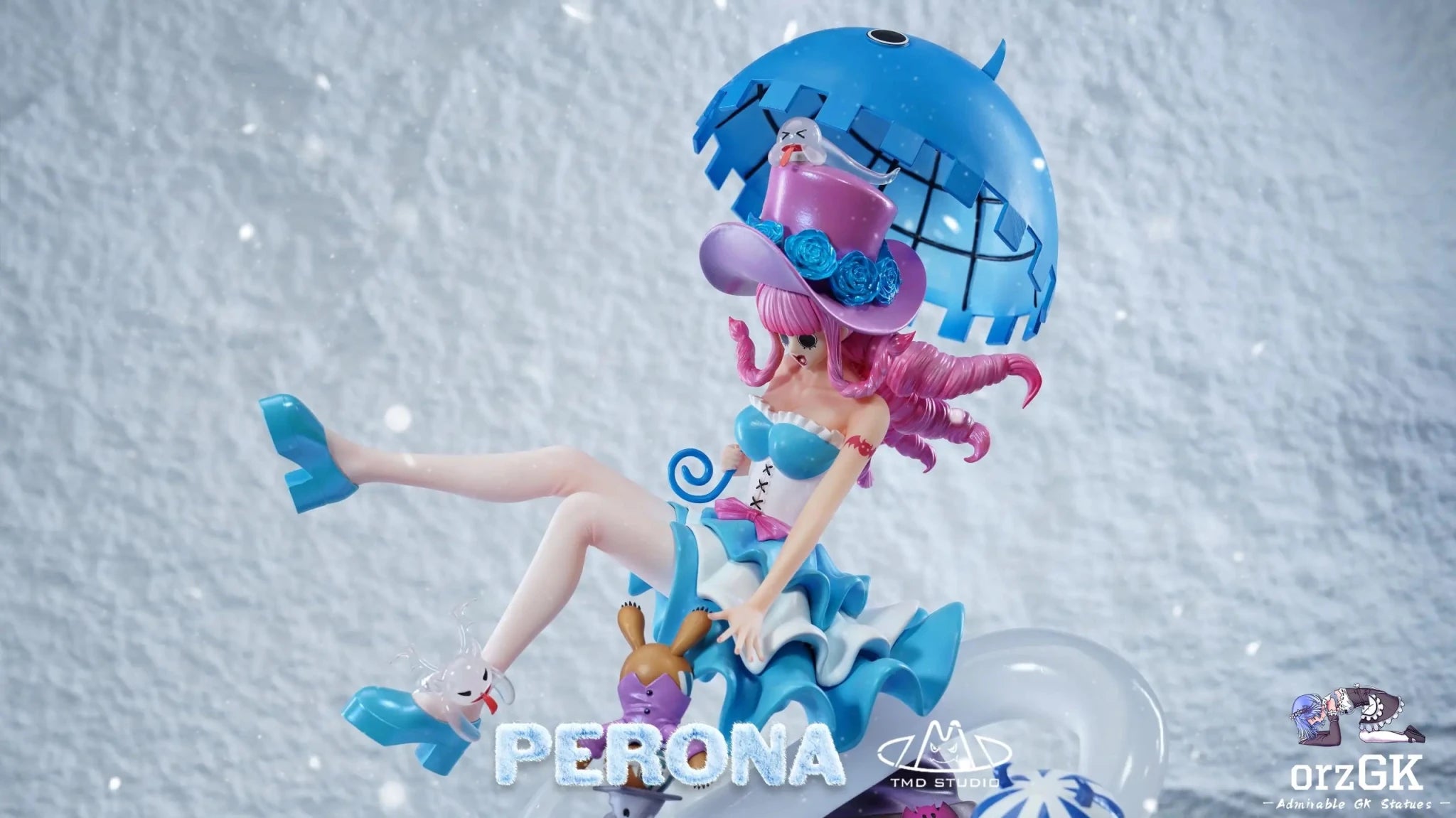 Toy's my dream Studio - One Piece ICE Perona Searching for Moria resin statue Navy Toys anime figure