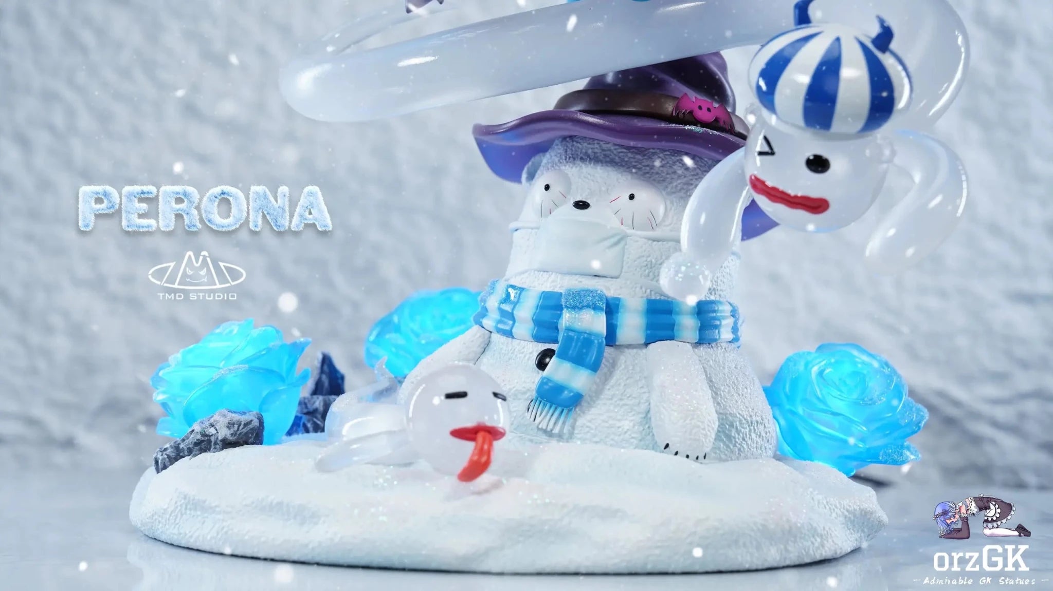 Toy's my dream Studio - One Piece ICE Perona Searching for Moria resin statue Navy Toys anime figure