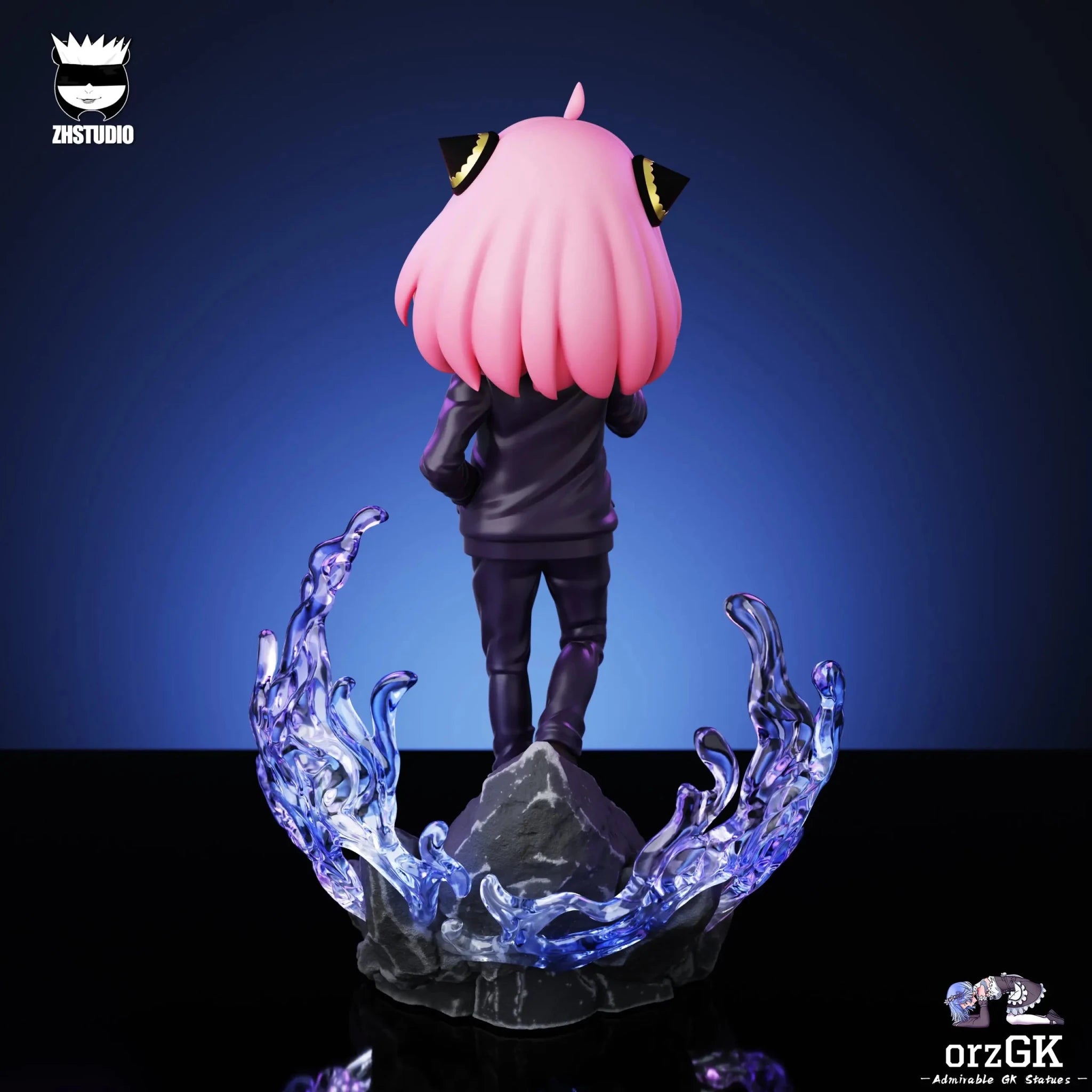 ZH Studio - Spy x Family Anya Forger Cos Gojo Satoru resin statue Navy Toys anime figure