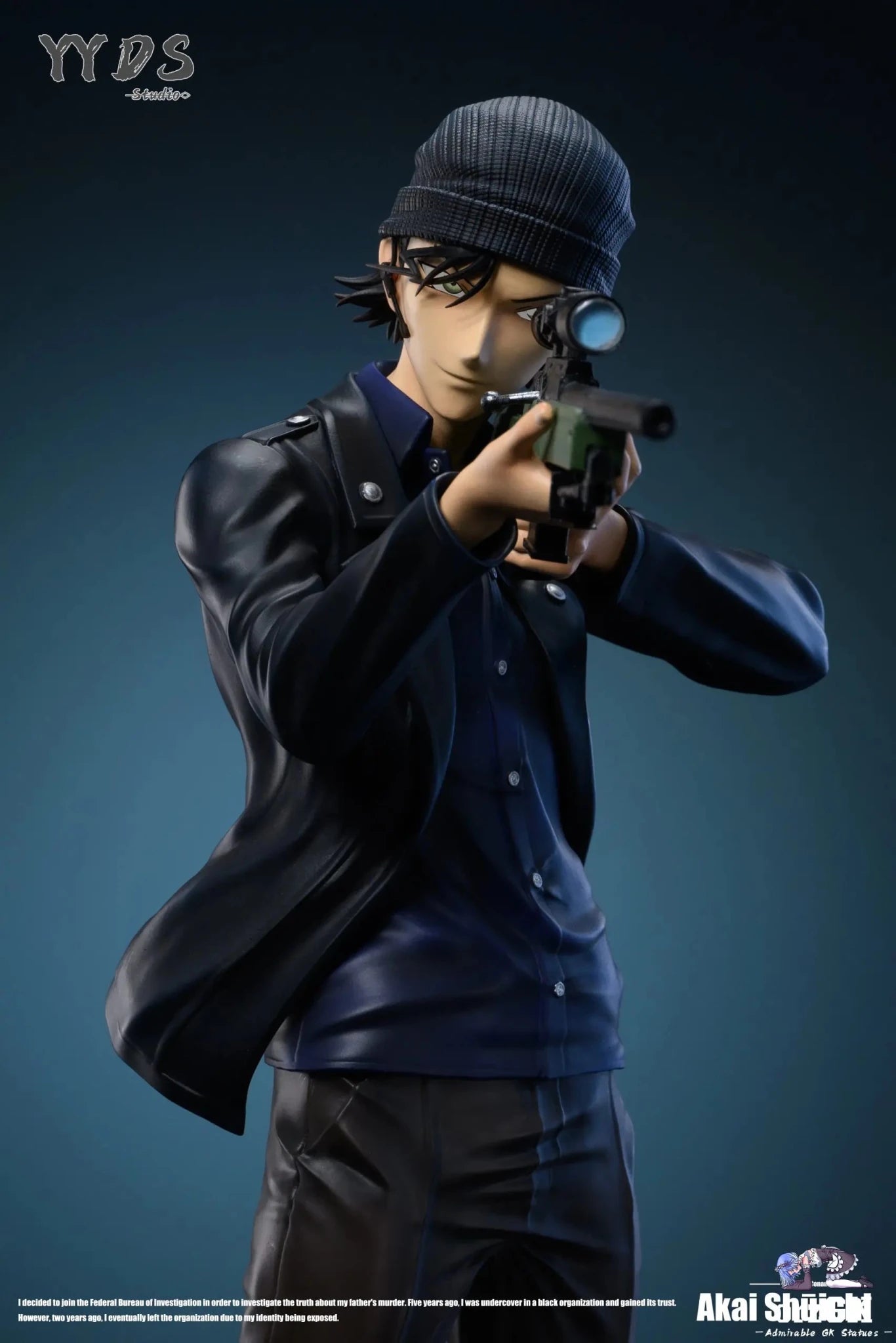 YYDS Studio - Detective Conan Raising Gun Series 4th Akai Shūichi resin statue Navy Toys anime figure