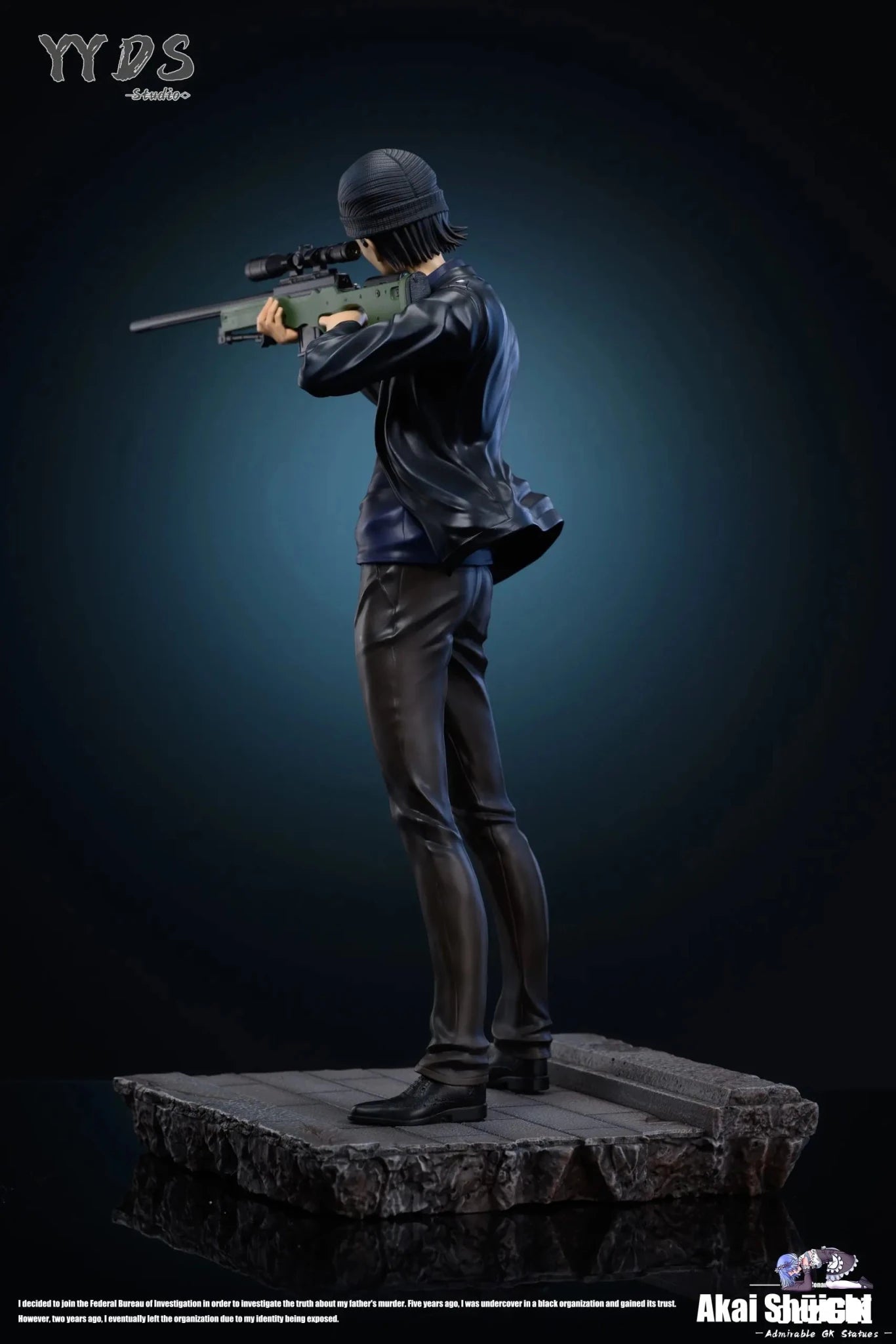 YYDS Studio - Detective Conan Raising Gun Series 4th Akai Shūichi resin statue Navy Toys anime figure