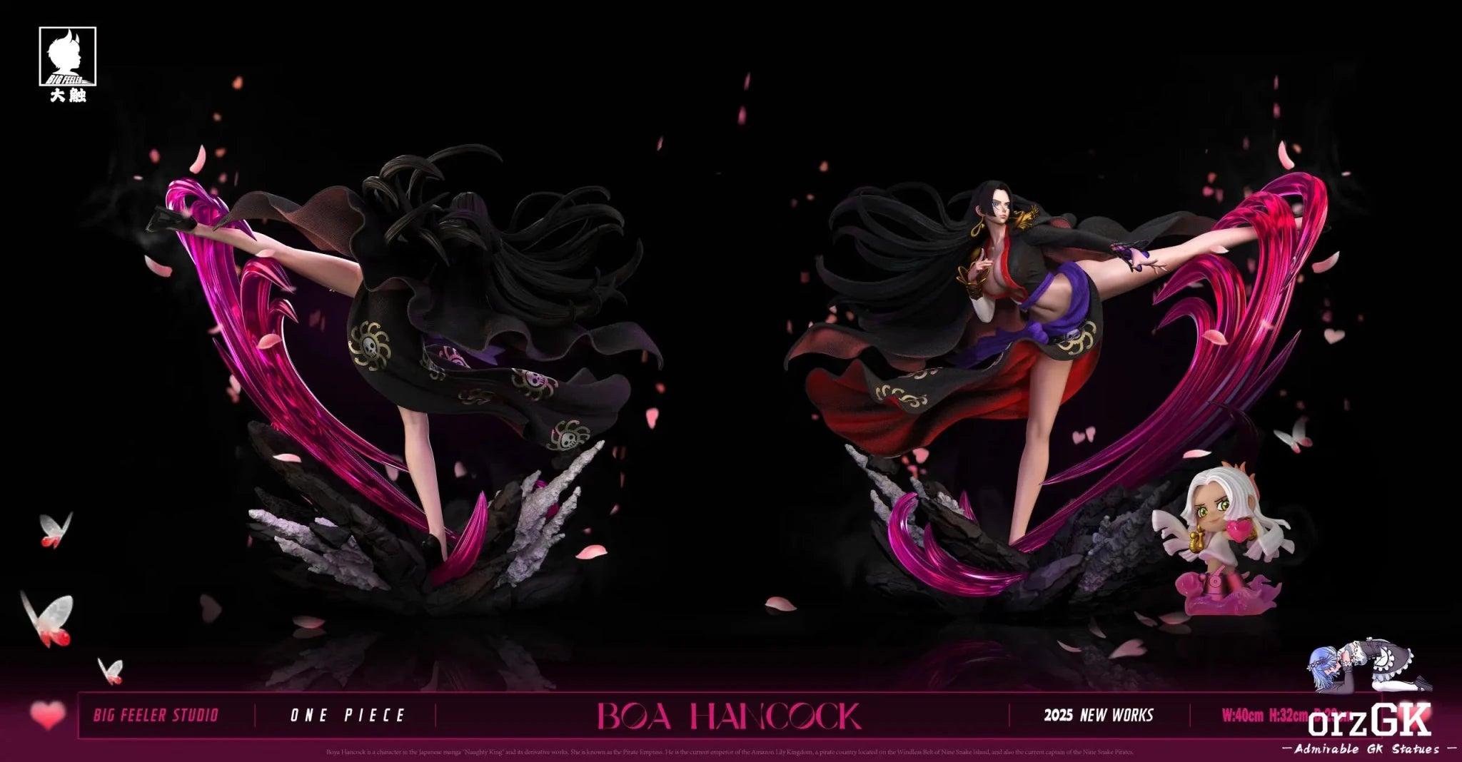 Big Feeler Studio - One Piece Series 2nd Movie Version Boa Hancock resin statue Navy Toys anime figure