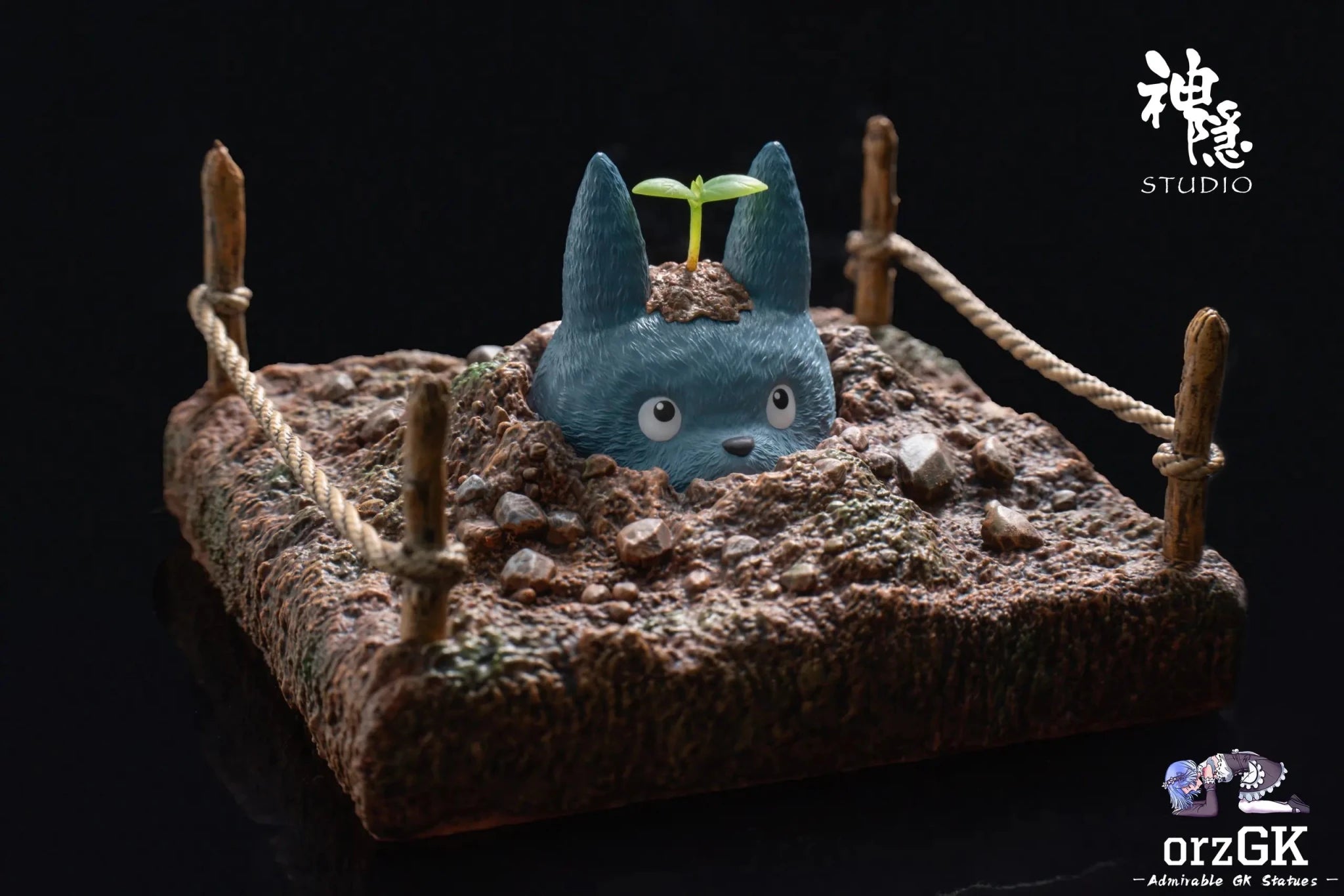 Shen Yin Studio - Encounter Series Farmer Totoro resin statue Navy Toys anime figure