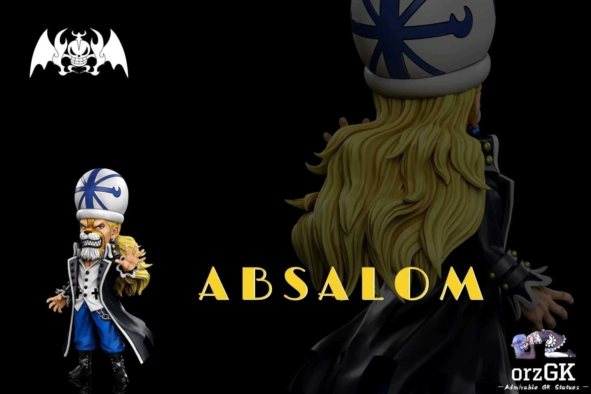 A+ Studio - One Piece Horror Bark Resonance 8th Absalom resin statue Navy Toys anime figure