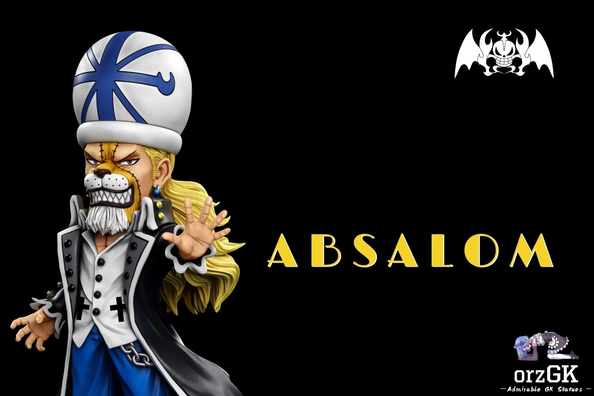 A+ Studio - One Piece Horror Bark Resonance 8th Absalom resin statue Navy Toys anime figure