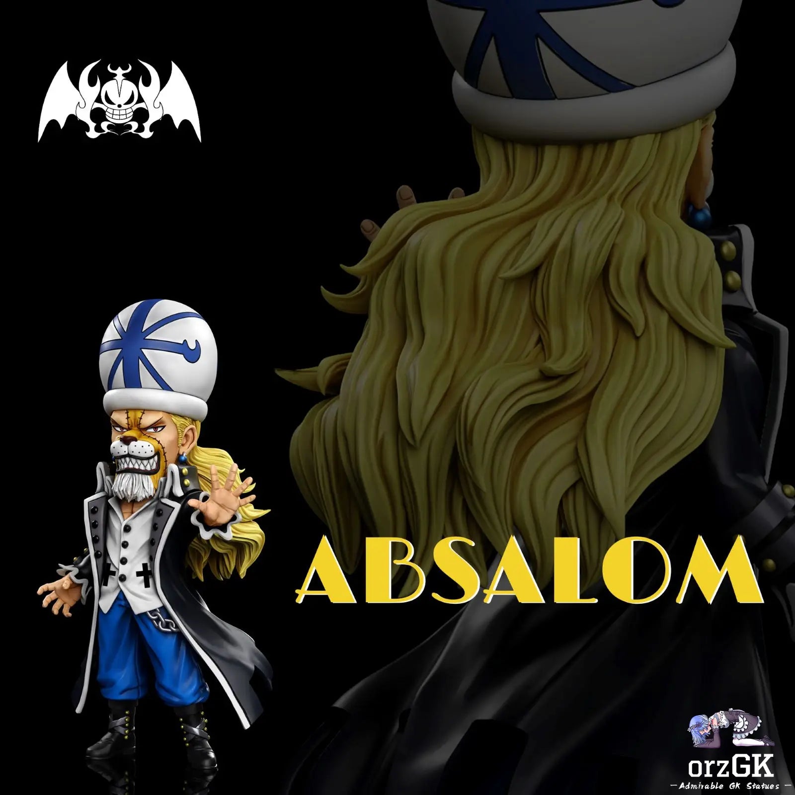 A+ Studio - One Piece Horror Bark Resonance 8th Absalom resin statue Navy Toys anime figure