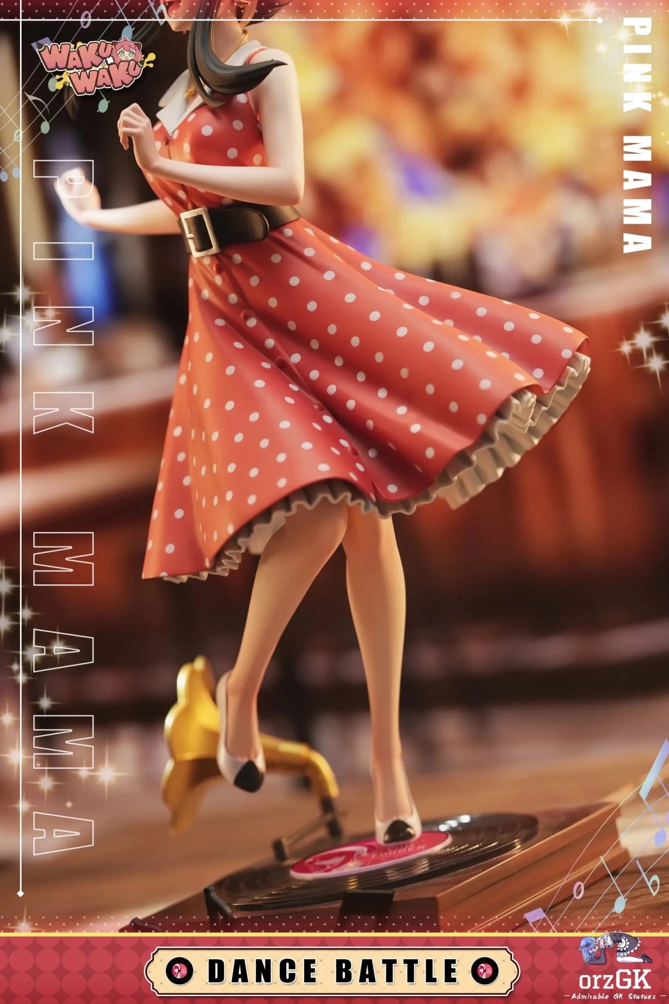 WakuWaku Studio - Spy x Family Phonograph Mom Yor Forger resin statue Navy Toys anime figure