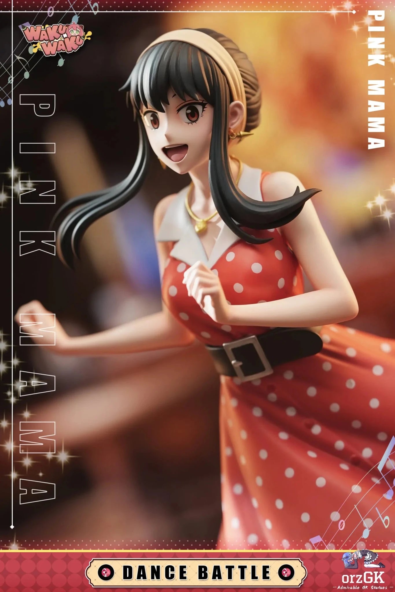 WakuWaku Studio - Spy x Family Phonograph Mom Yor Forger resin statue Navy Toys anime figure