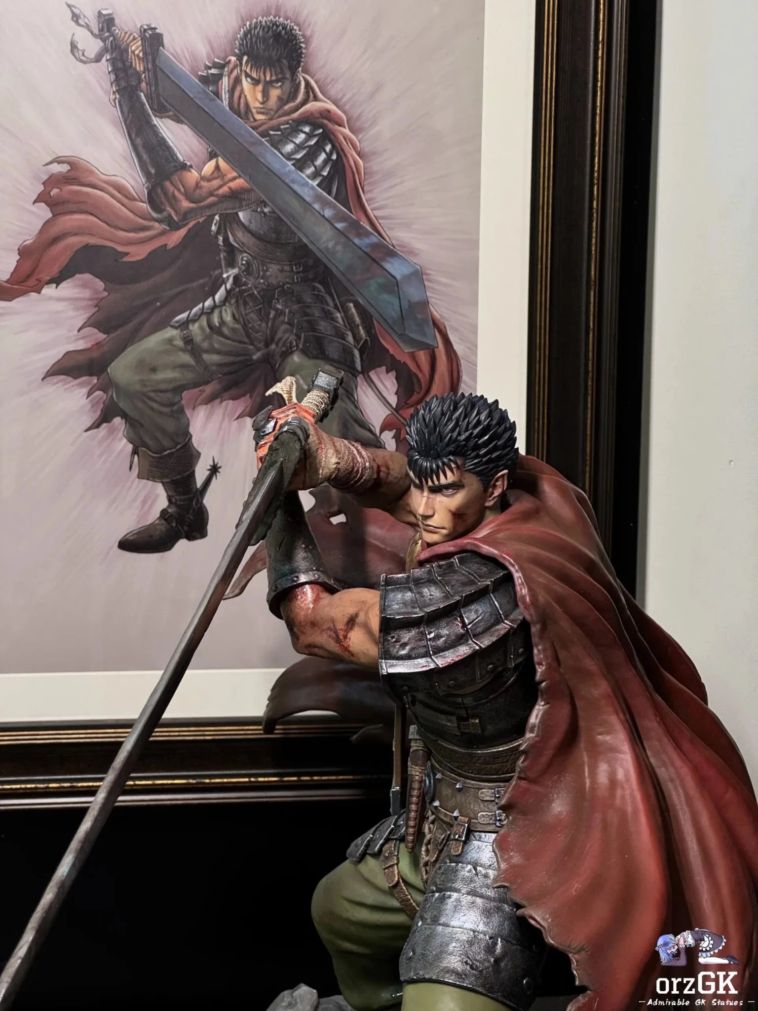 Guts - Berserk 2 Golden Age Chapter Guardian - BIHS Studio resin statue Navy Toys anime figure