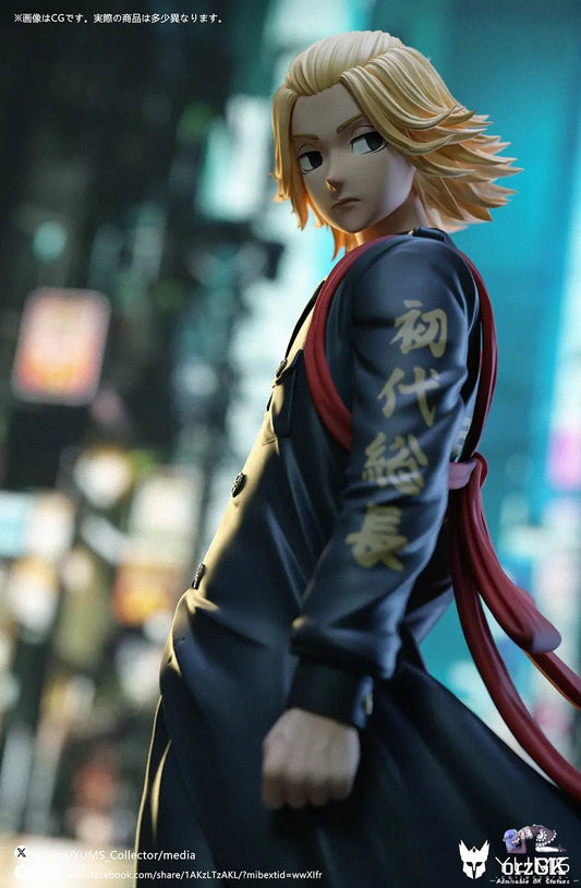 YUMS - Collectors Studio - Tokyo Revengers Mikey Manjiro Sano resin statue Navy Toys anime figure